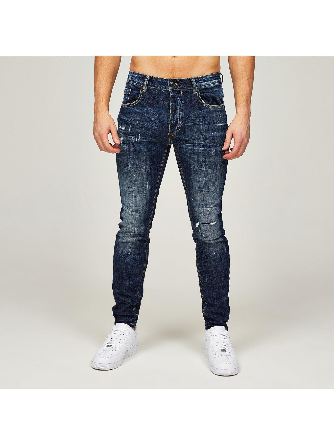 image of alessandro-zavetti-sebastiano-slim-fit-jeans-indigo
