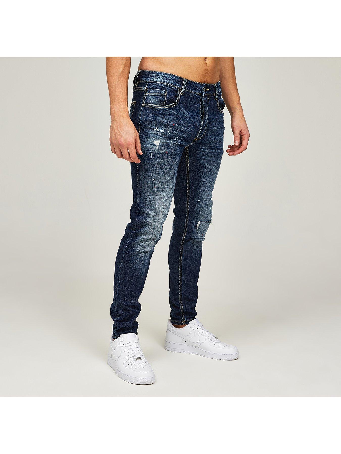  image of alessandro-zavetti-sebastiano-slim-fit-jeans-indigo