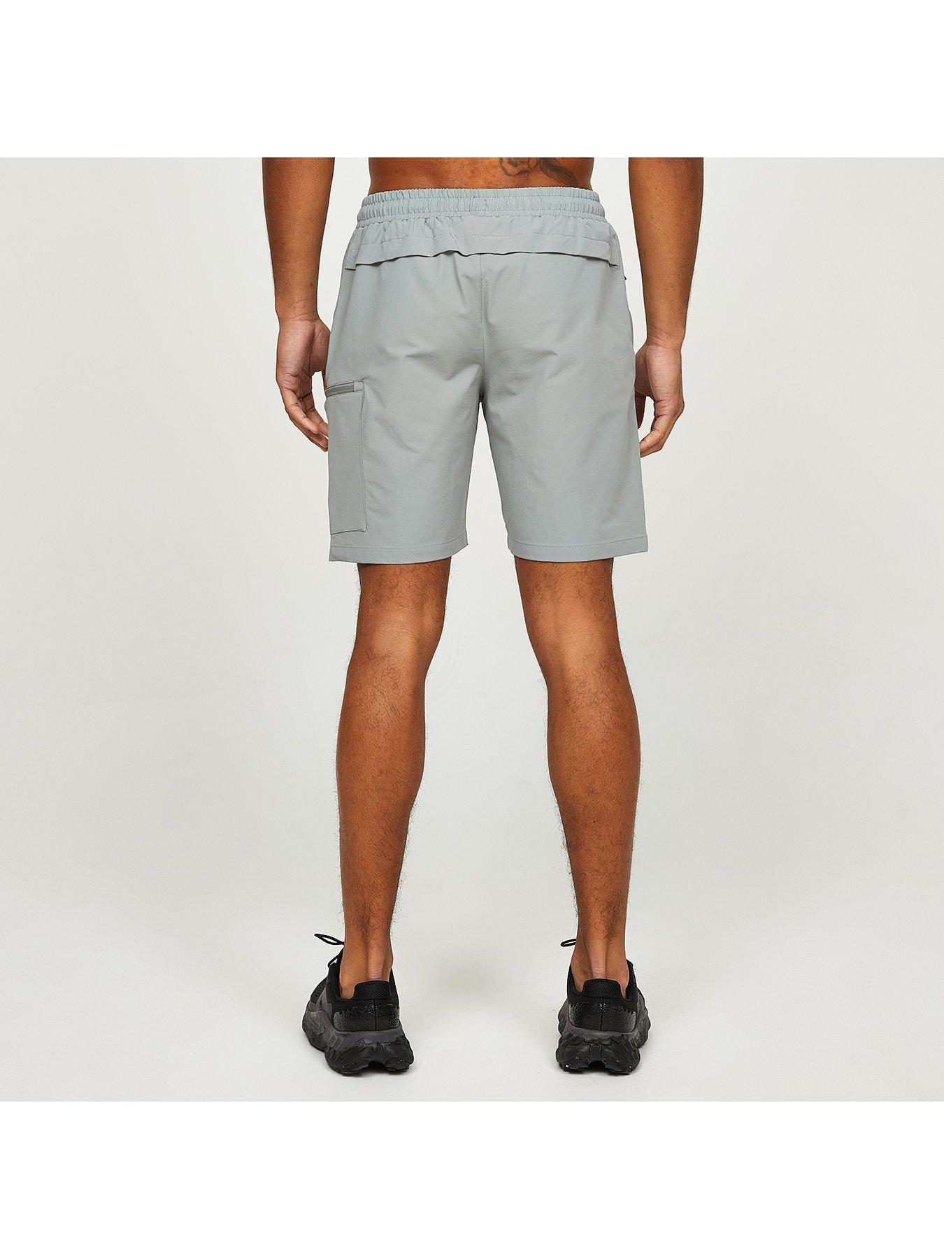  image of zavetti-canada-irrosso-woven-cargo-shorts-grey