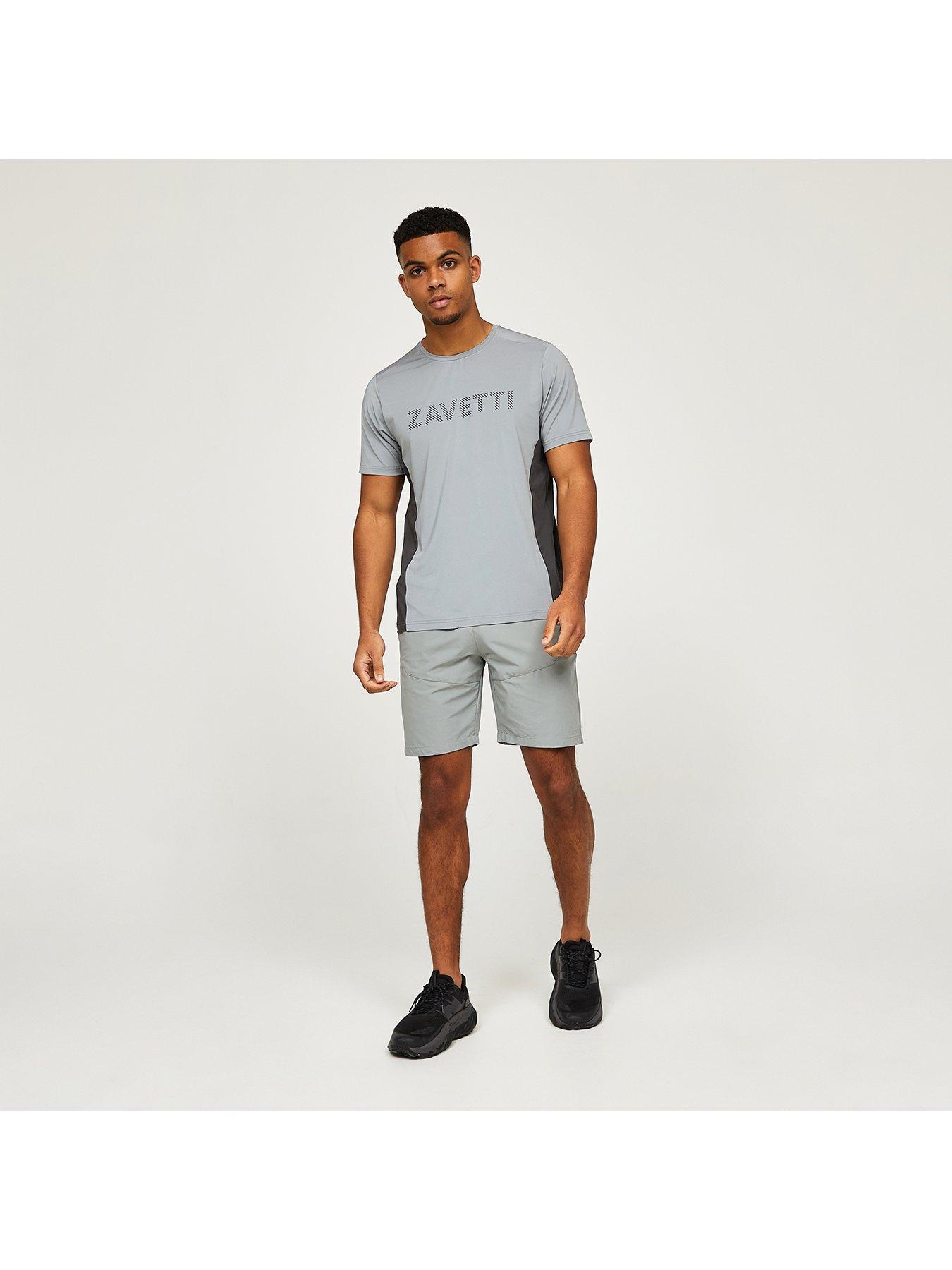  image of zavetti-canada-irrosso-woven-cargo-shorts-grey