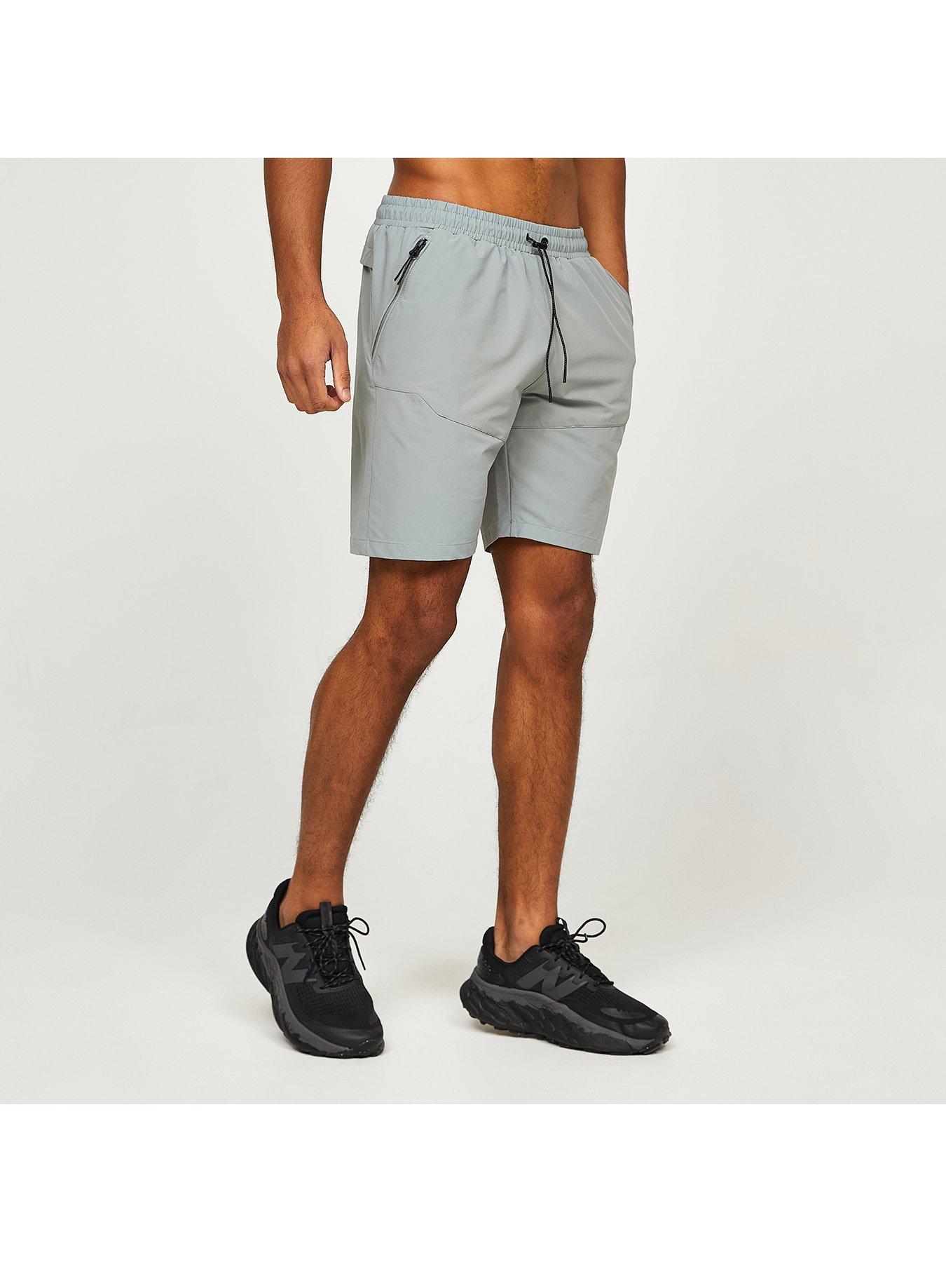 image of zavetti-canada-irrosso-woven-cargo-shorts-grey