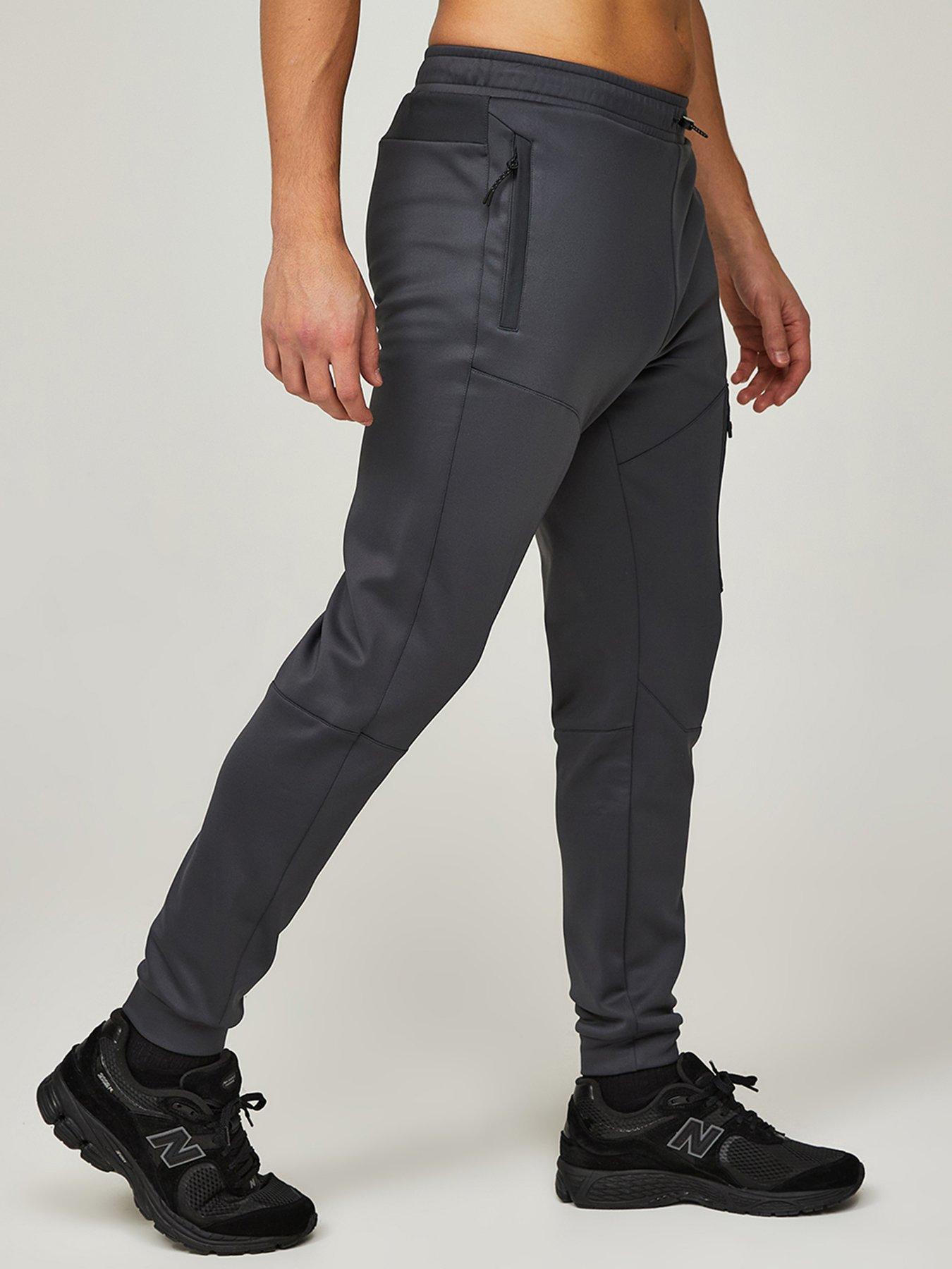  image of zavetti-canada-saletto-cargo-joggers-black