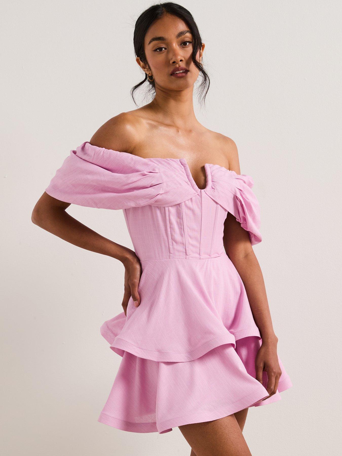 Elliatt Kara Mini Dress - Pink