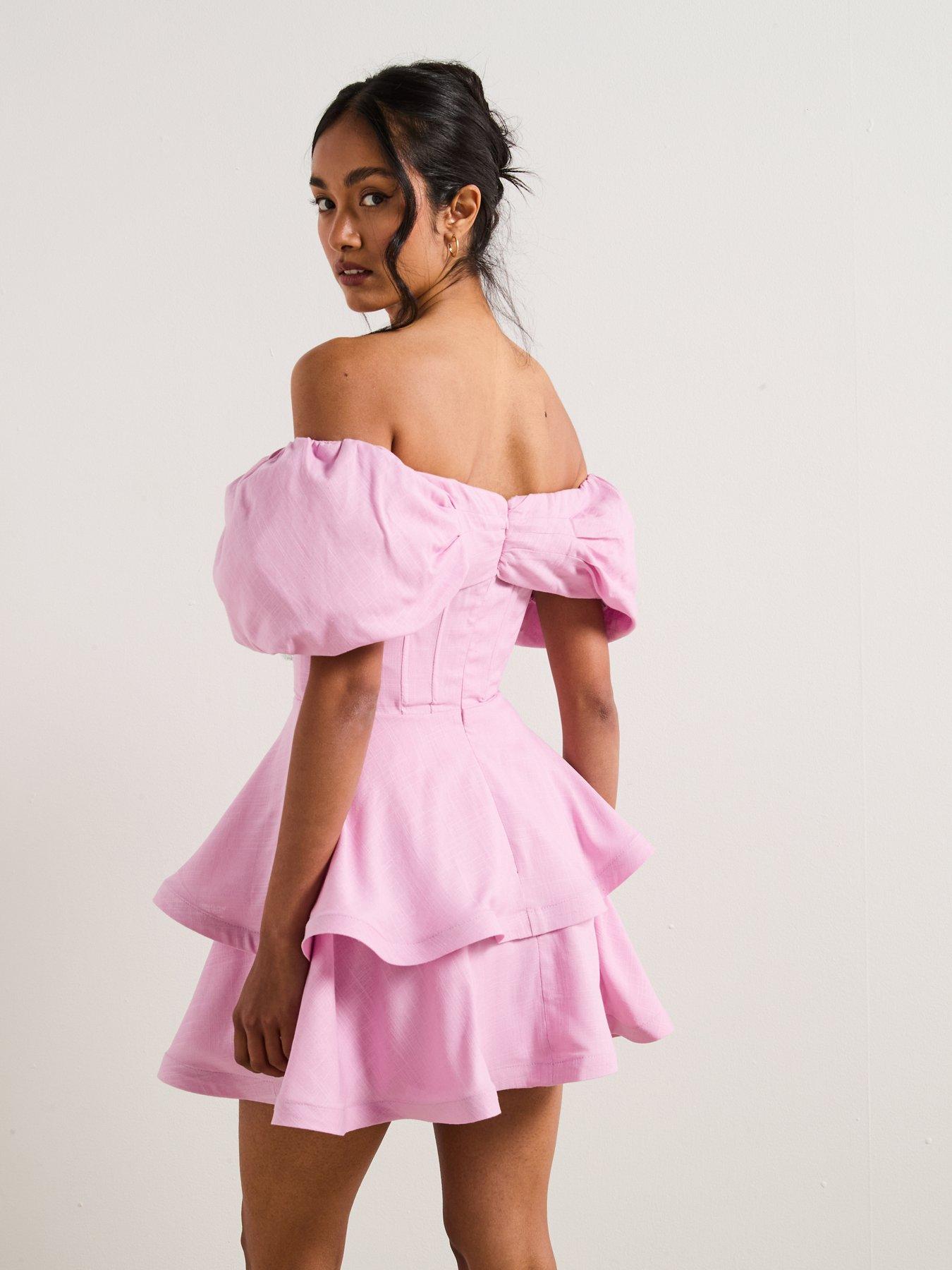Image 2 of 6 of Elliatt Kara Mini Dress - Pink