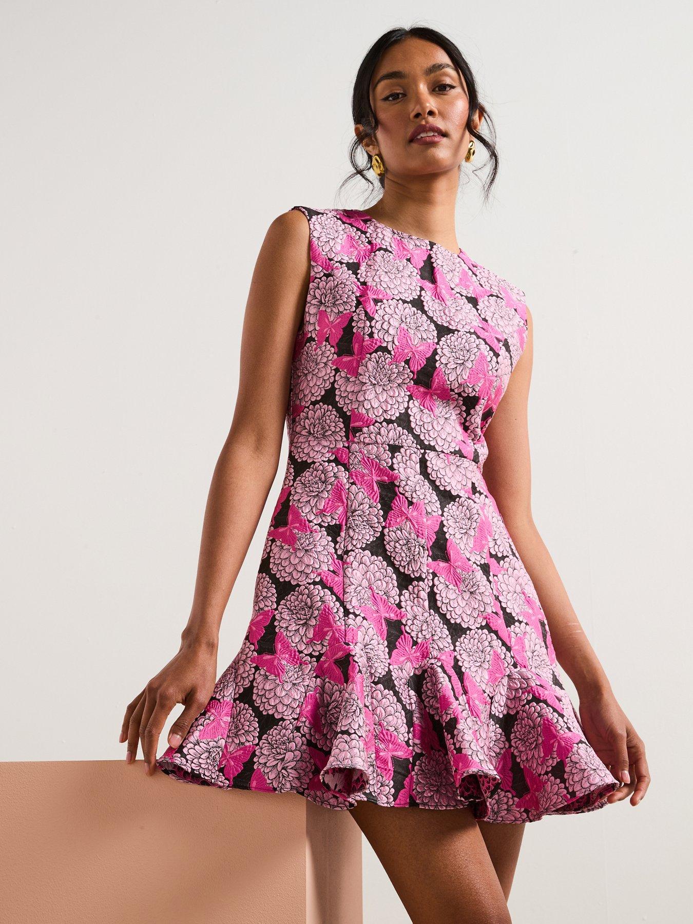 Elliatt Aimee A-Line Mini Dress - Pink