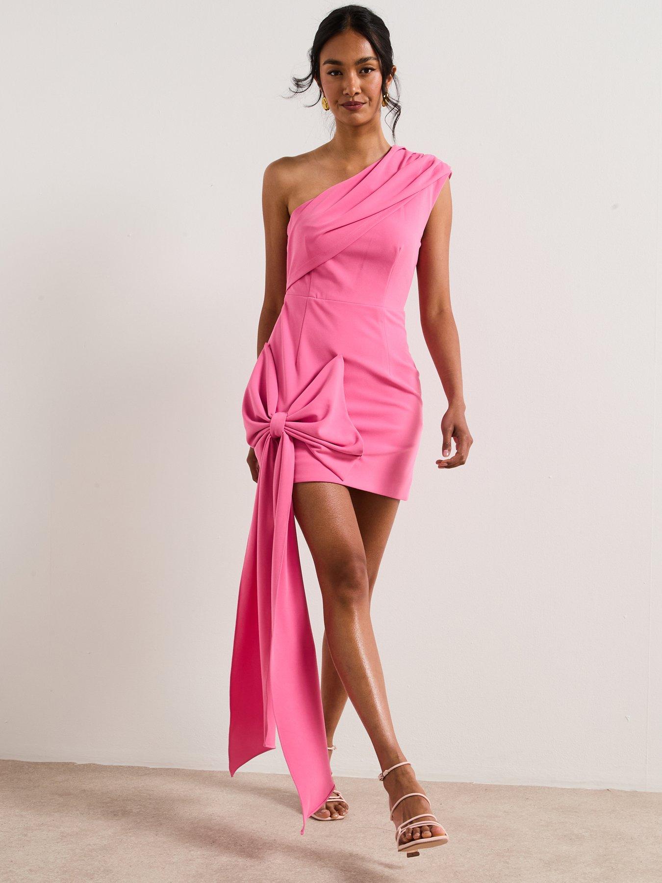 Elliatt Jamie Mini Bow Dress - Pink
