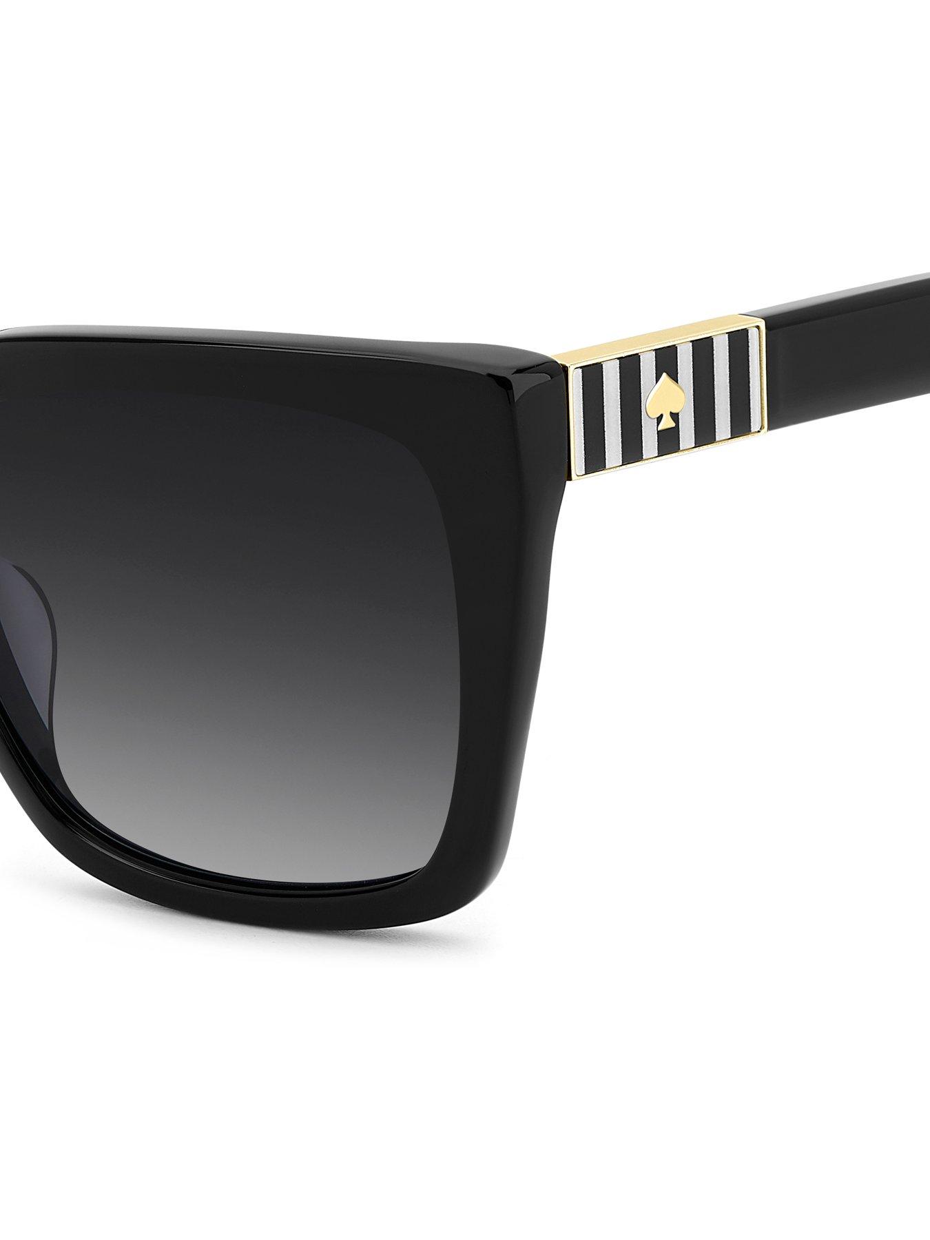 Image 4 of 4 of Kate Spade New York Lilah 2/G/S Acetate Sunglasses - Black