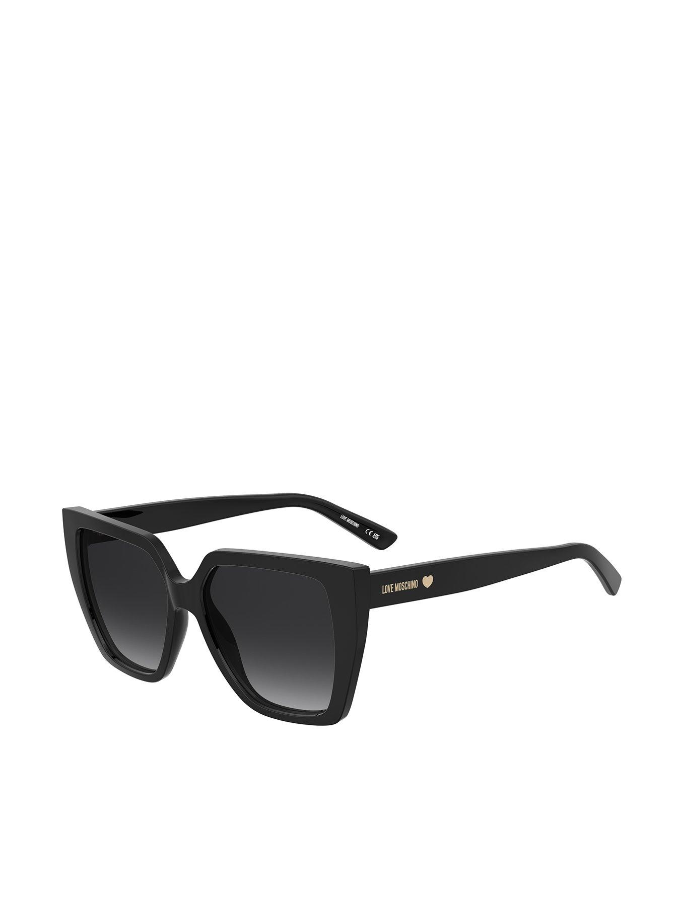 LOVE MOSCHINO Mol088/S Acetate Sunglasses - Black