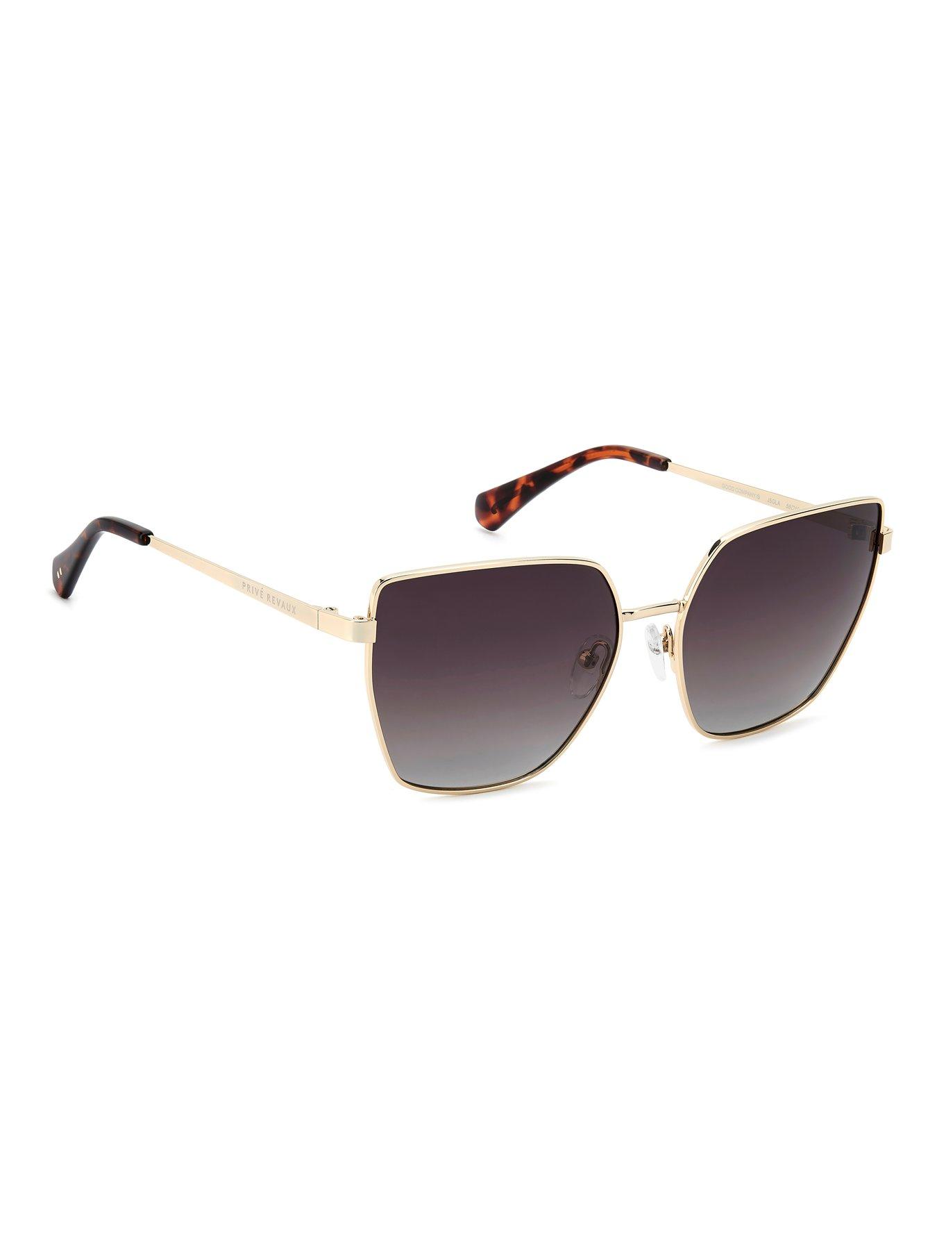 Image 3 of 4 of Prive Revaux Good Company/s Metal Sunglasses - Gold