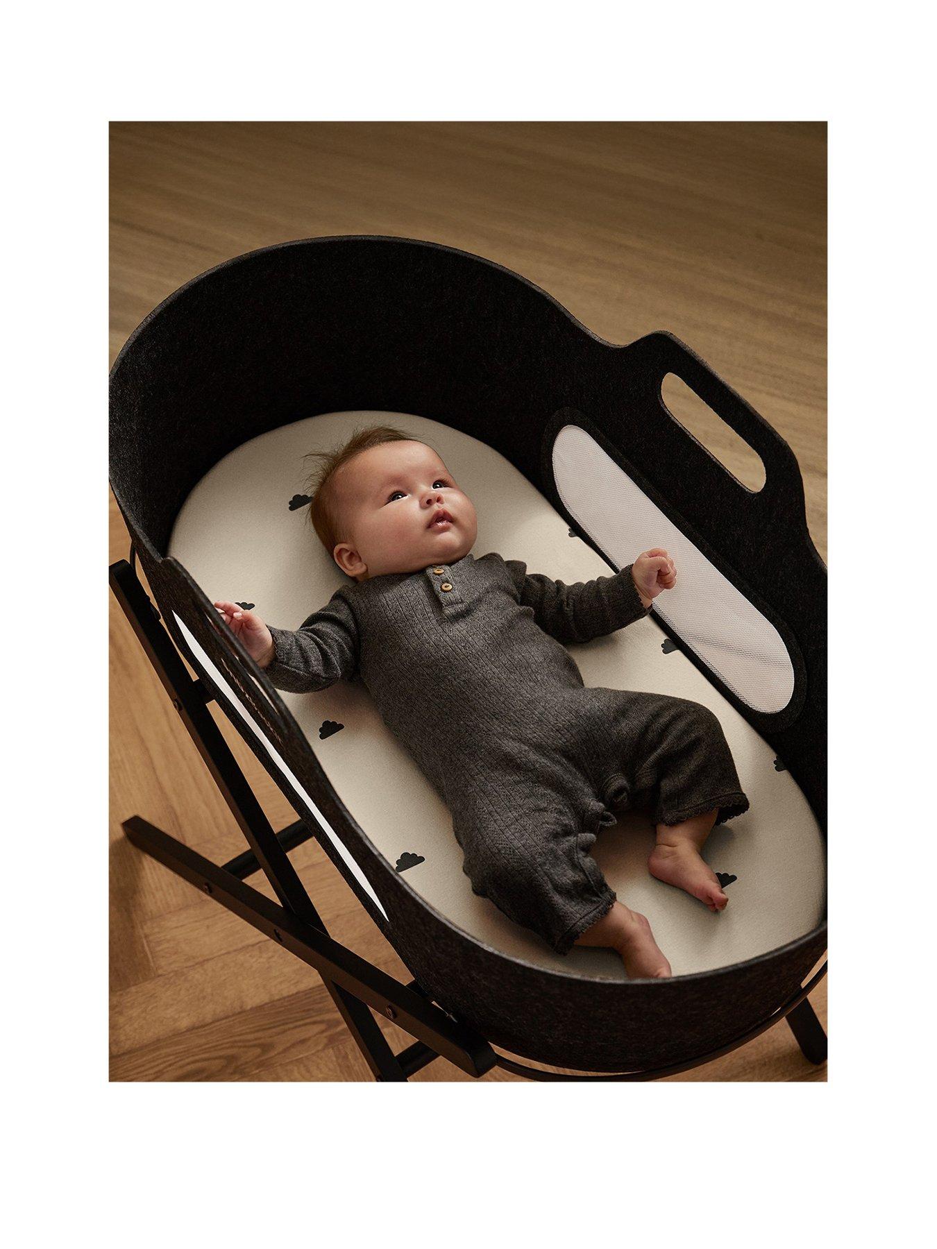  image of snuz-snuumlz-twin-pack-moses-basket-sheets-sandcloud