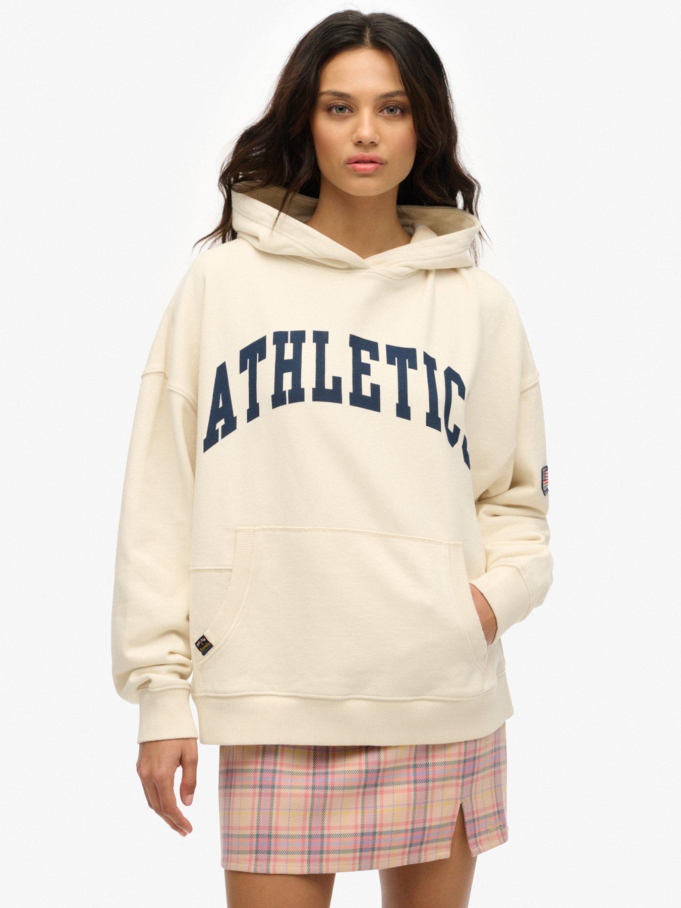 undefined Athletic Essentials Relaxed Hoodie - White