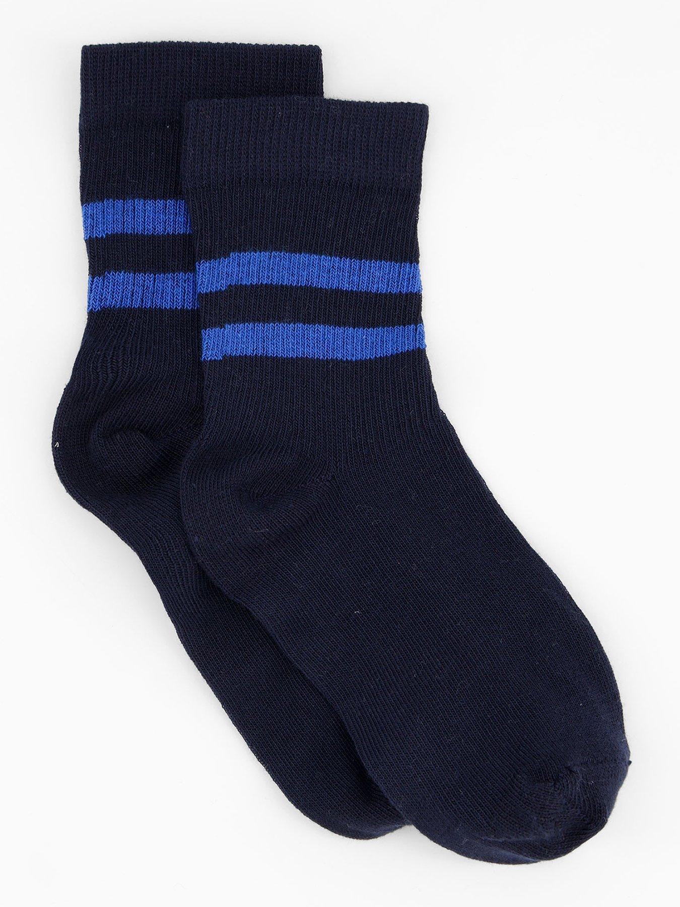  image of the-very-collection-boys-varsity-5-pack-socks-multi