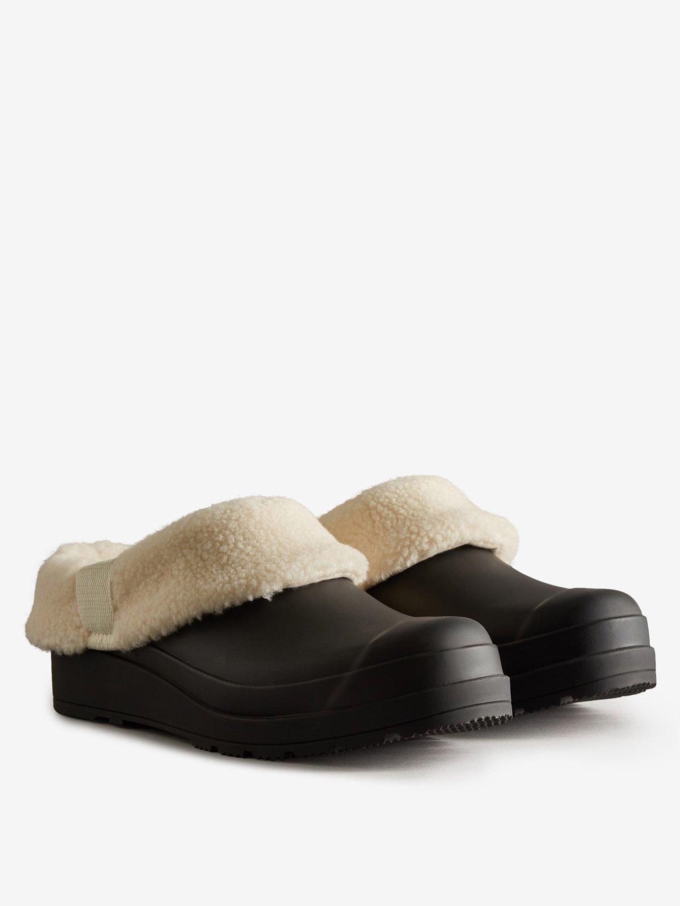  image of hunter-womens-play-insulated-clog-black