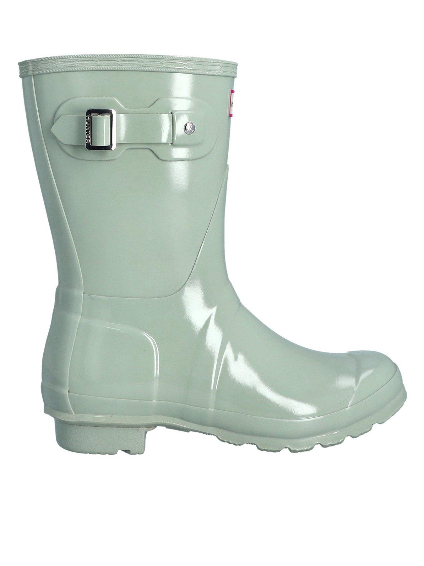 hunter-original-short-wellington-boot-mint-green