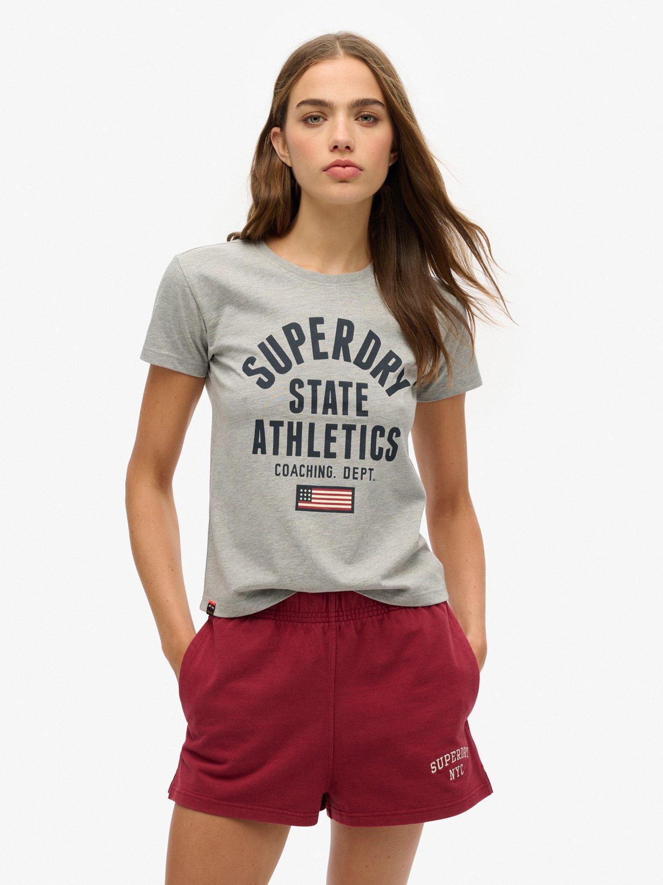 undefined Athletic Graphic Fitted T-Shirt - Grey
