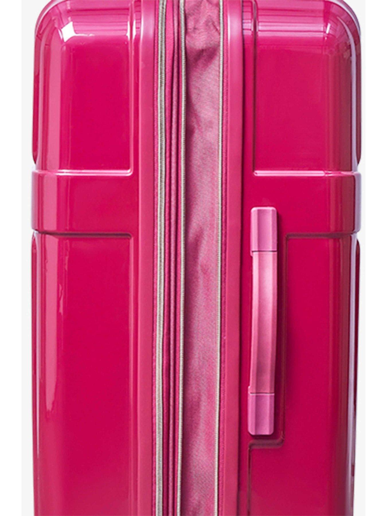  image of rock-luggage-selene-pink-4-piece-suitcase-set-vanitycabinmediumlarge