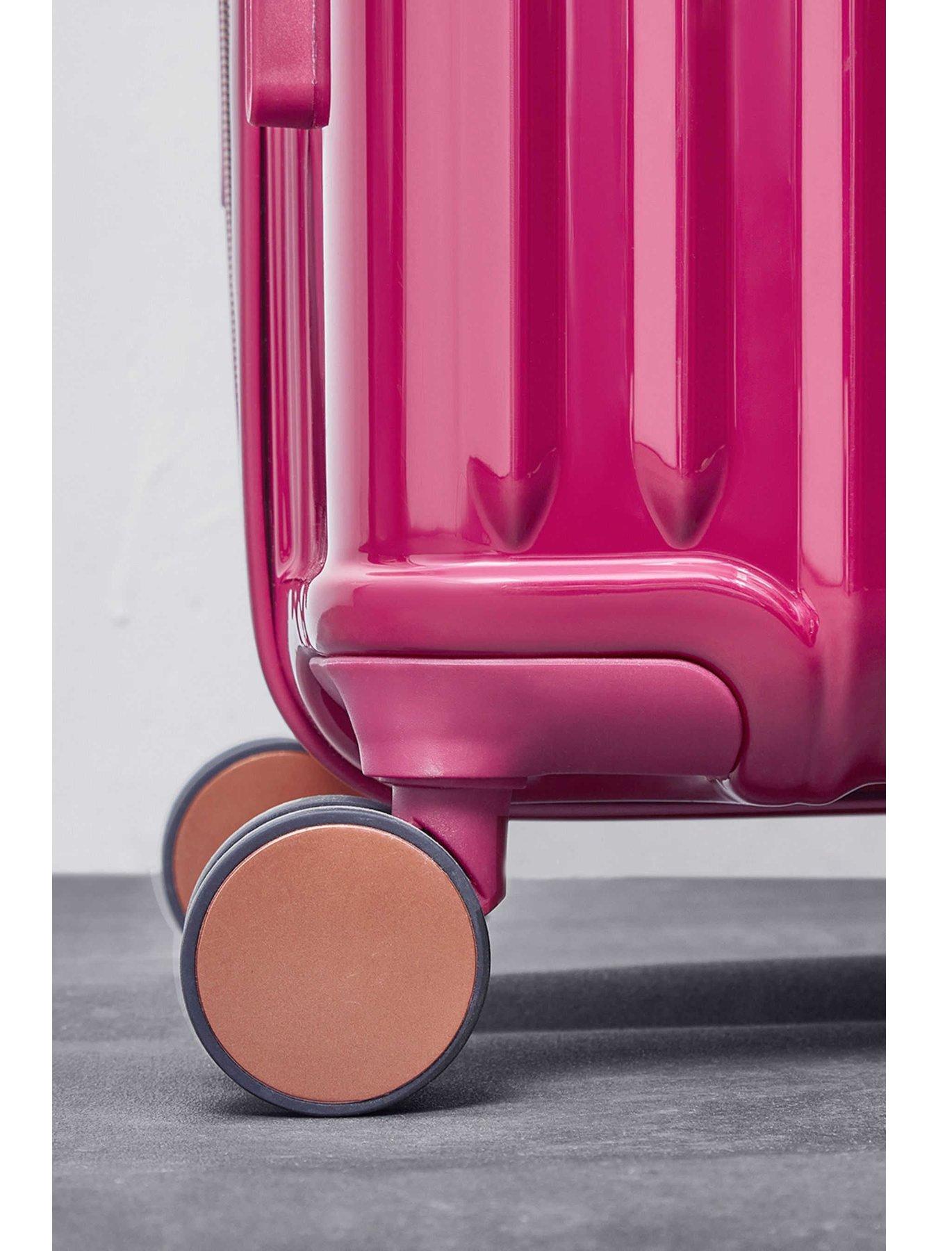  image of rock-luggage-selene-pink-medium-case