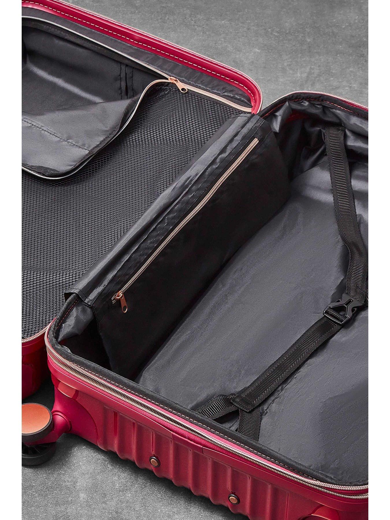  image of rock-luggage-selene-pink-medium-case