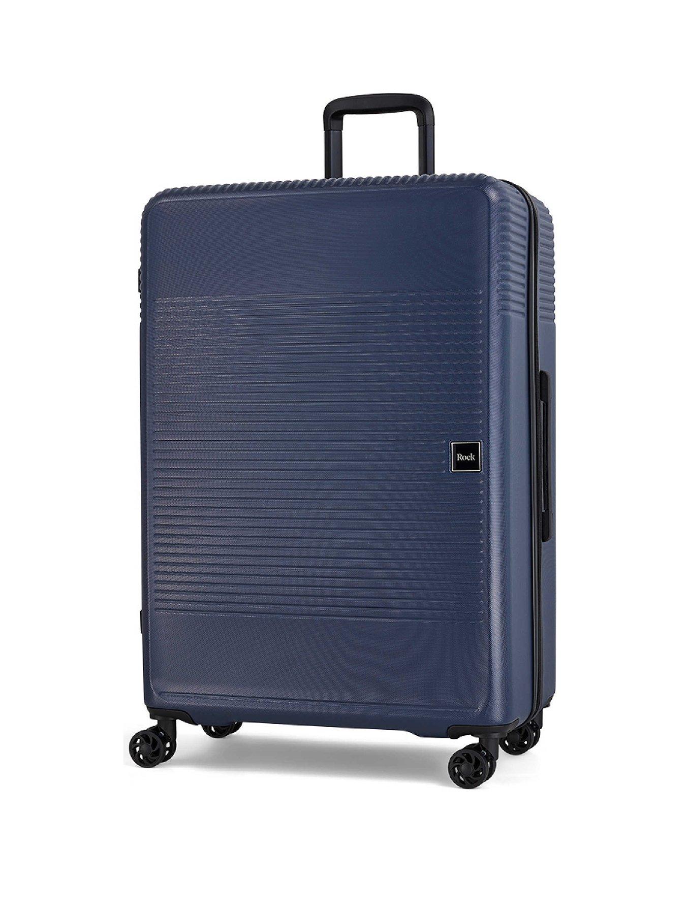  image of rock-luggage-lincoln-navy-large-suitcase