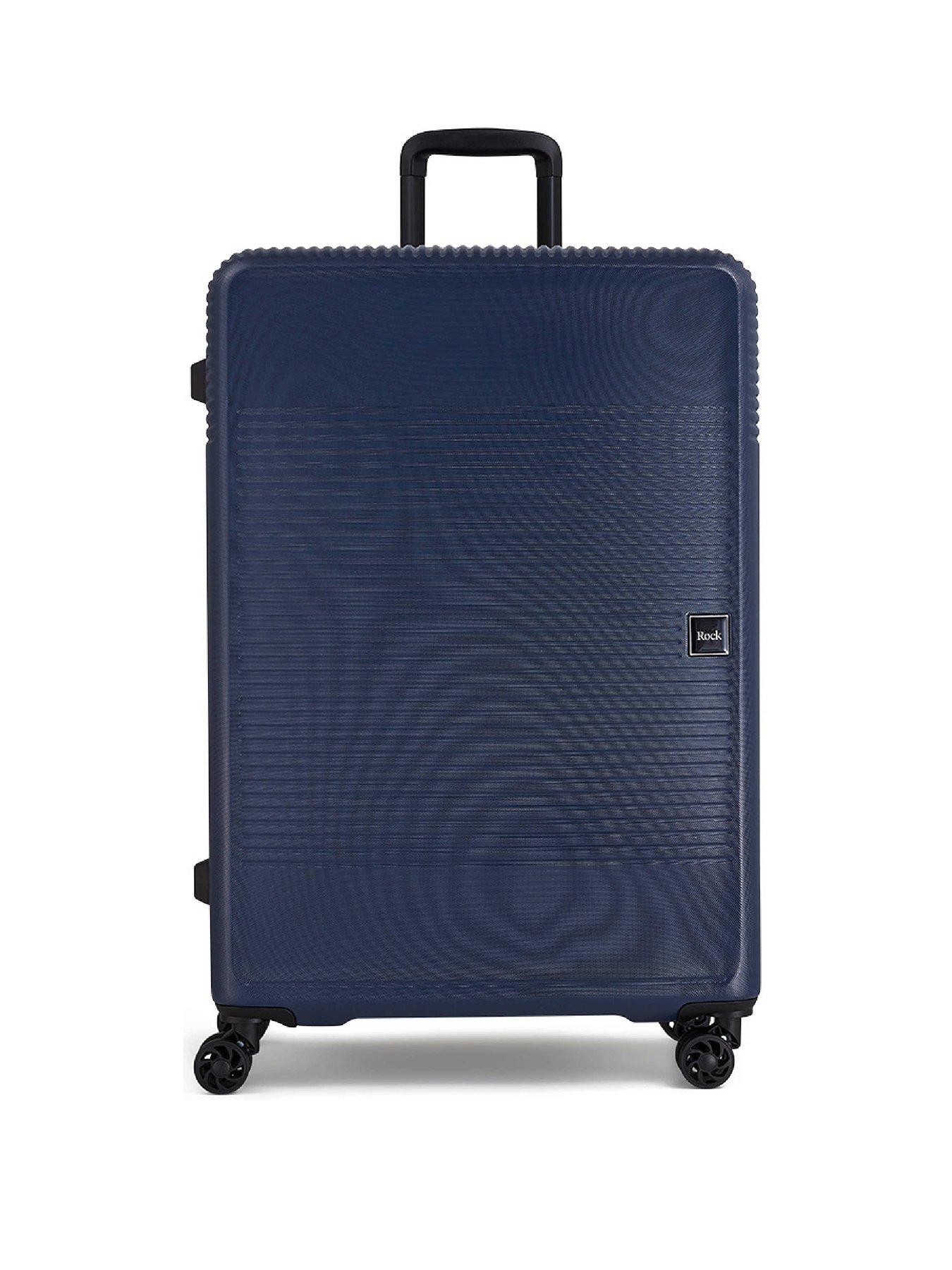  image of rock-luggage-lincoln-navy-large-suitcase