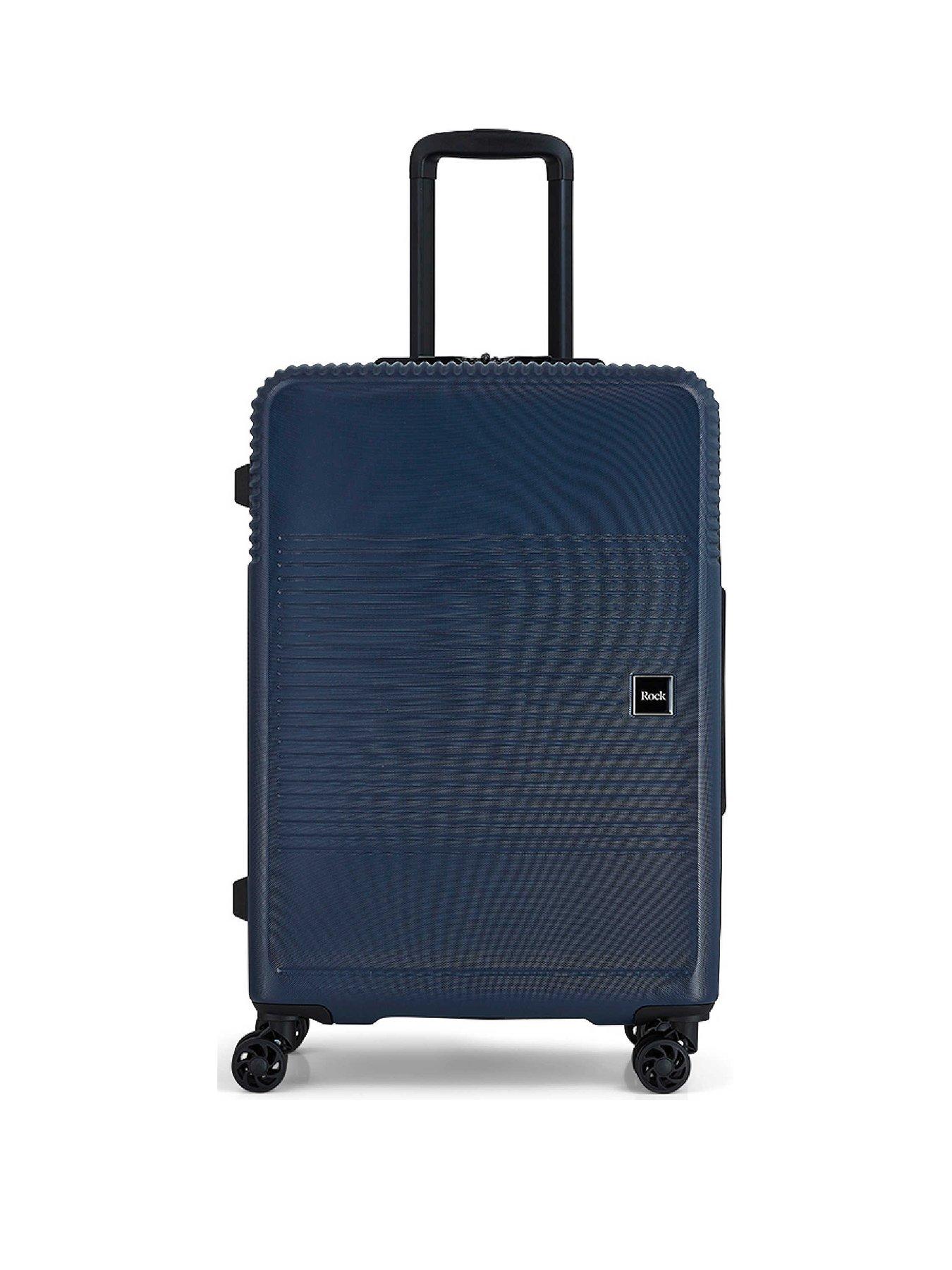 Image 2 of 4 of Rock Luggage Lincoln Navy Medium Suitcase