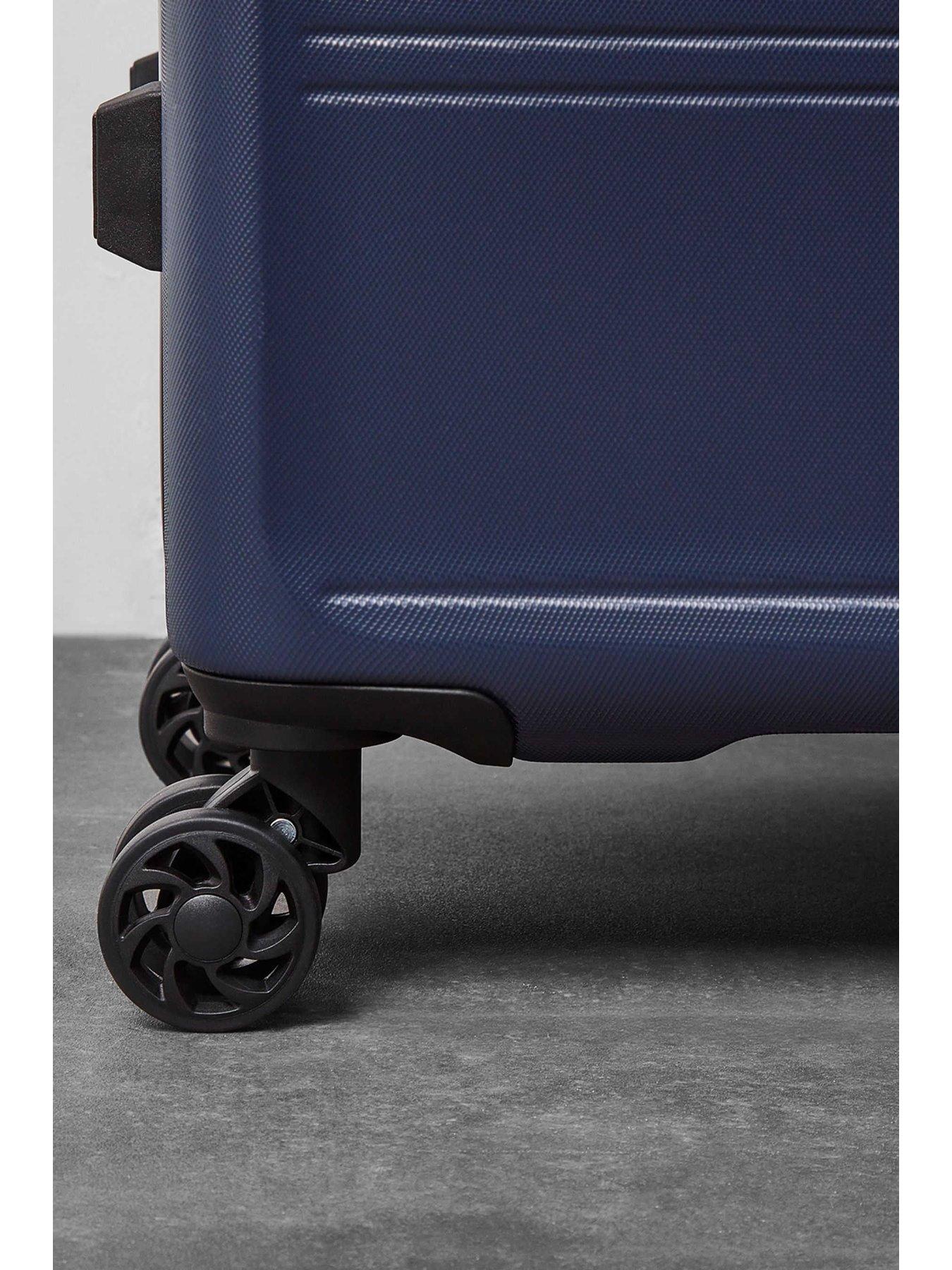 Image 3 of 4 of Rock Luggage Lincoln Navy Medium Suitcase