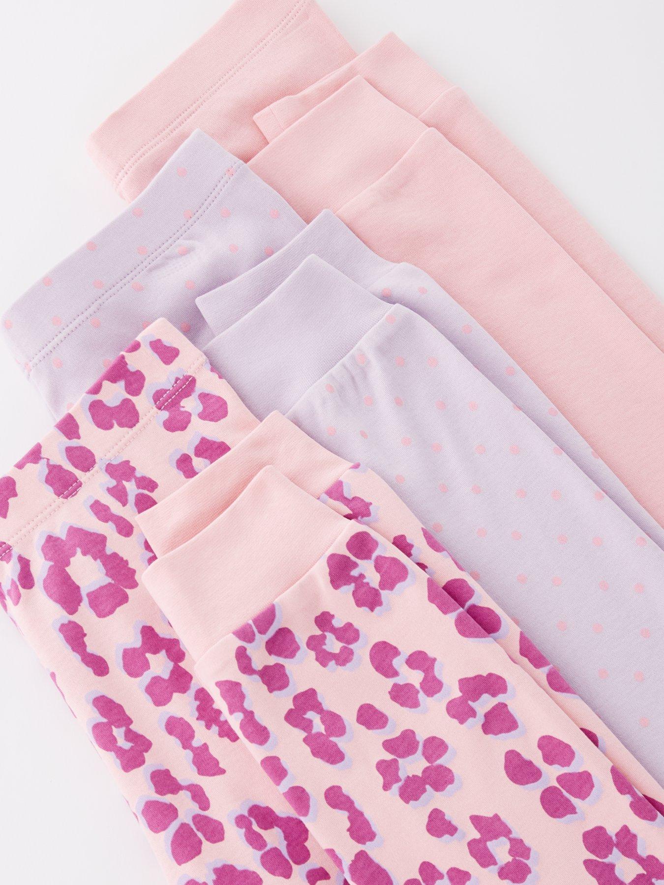 V by Very Girls 3 Pack Long Sleeve Pyjamas - Multi | Littlewoods