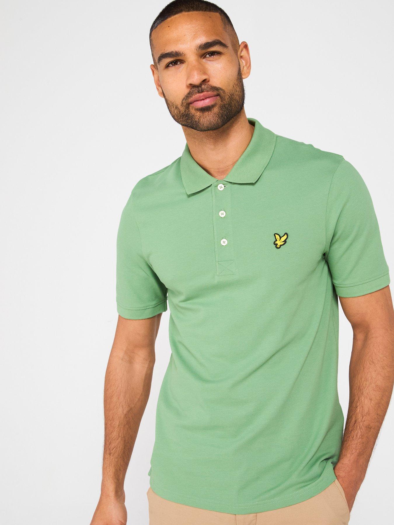lyle-scott-plain-polo-shirt-green