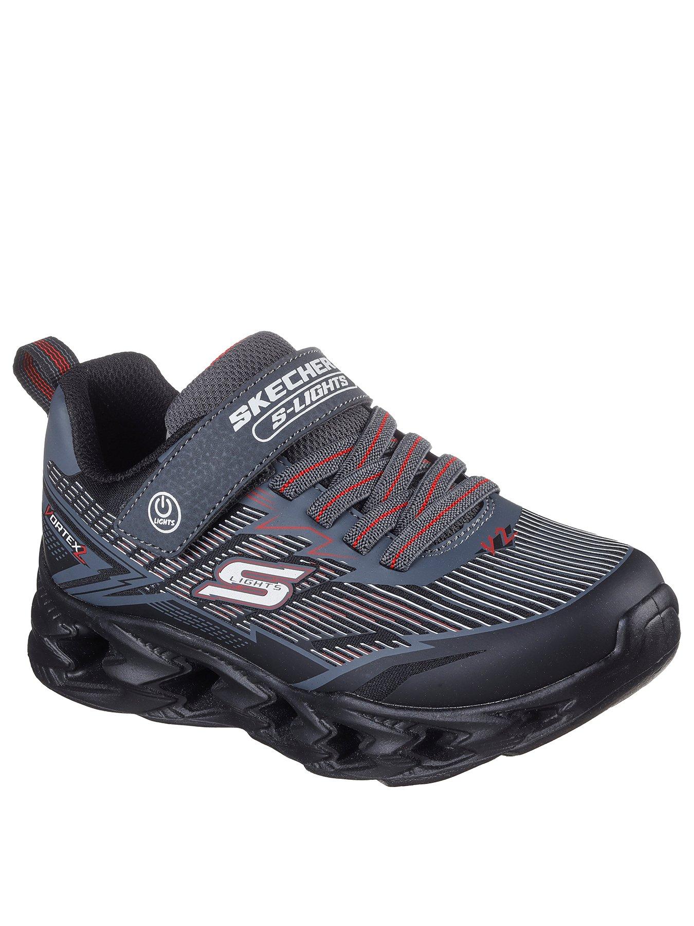 Image 2 of 5 of Skechers Lighted Gore & Strap Sneaker W/ 3d Printed Upper