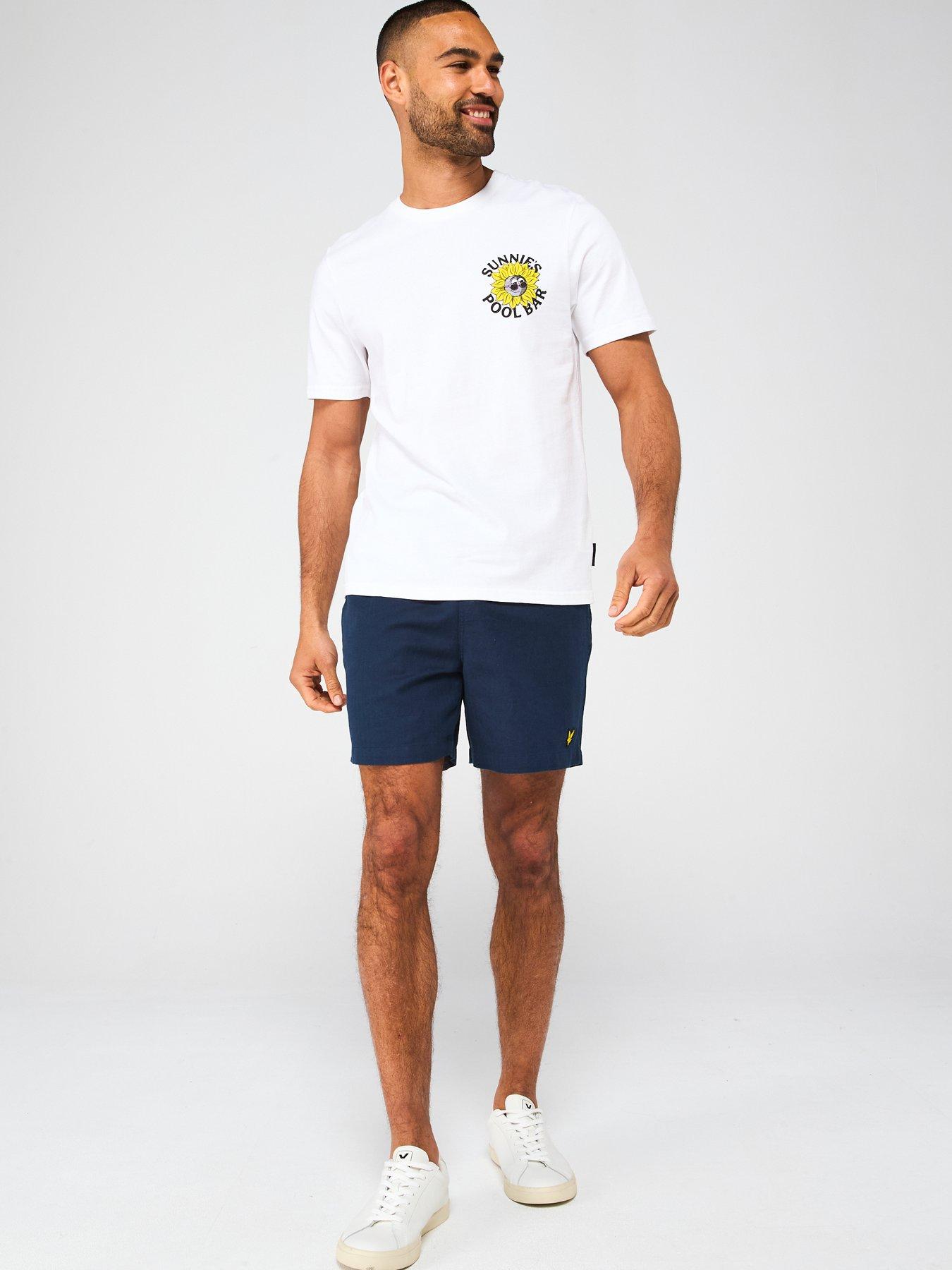  image of lyle-scott-sunnies-pool-bar-graphic-t-shirt-white