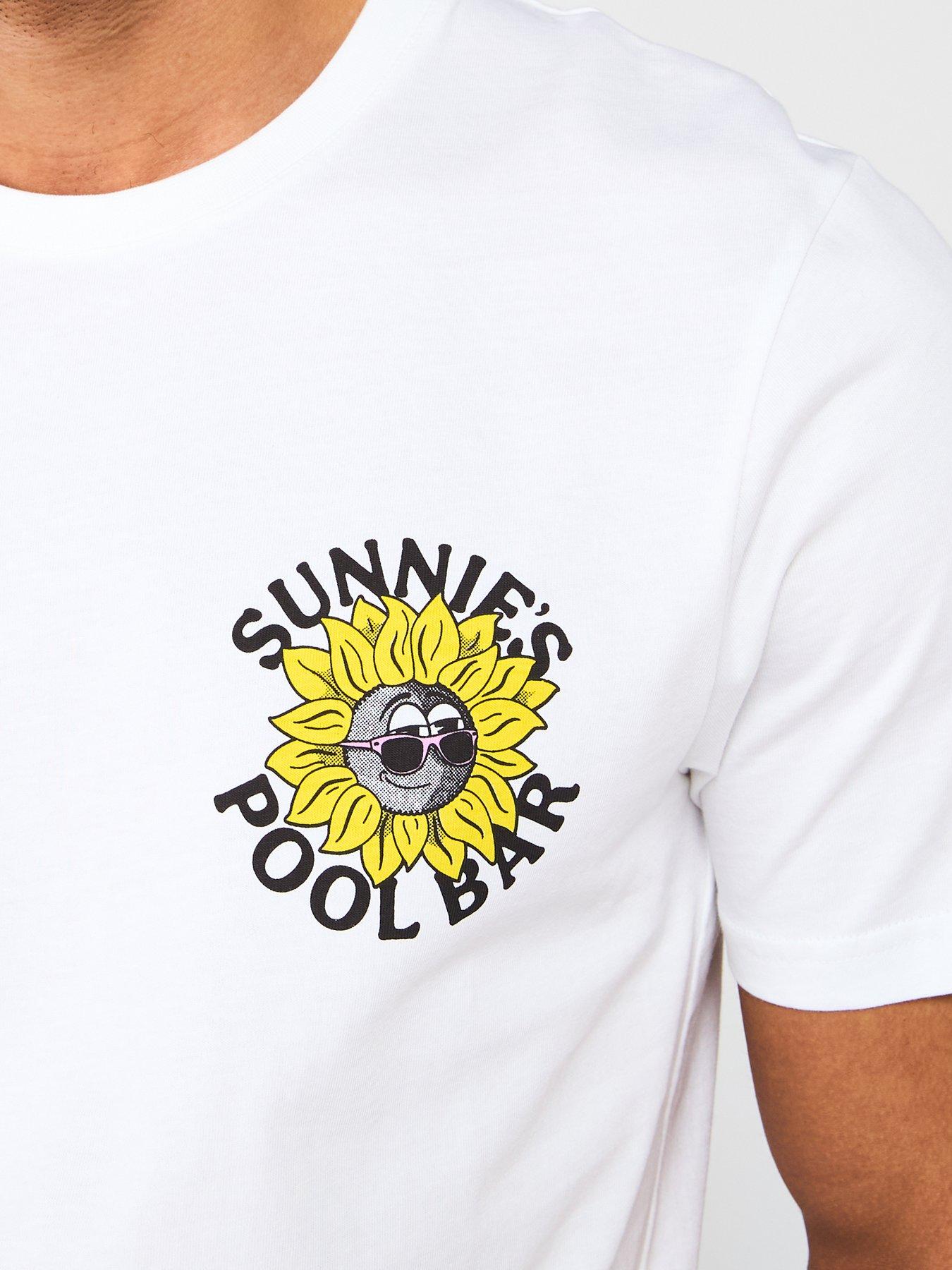  image of lyle-scott-sunnies-pool-bar-graphic-t-shirt-white