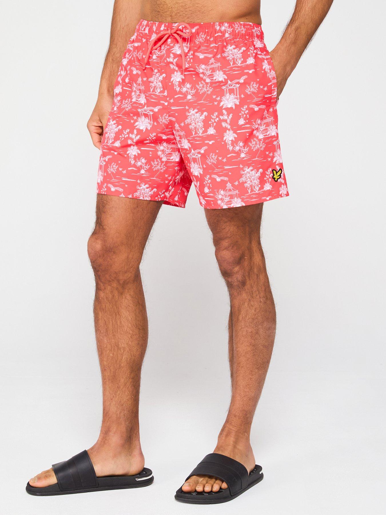 lyle-scott-botanical-garden-print-swim-shorts-red