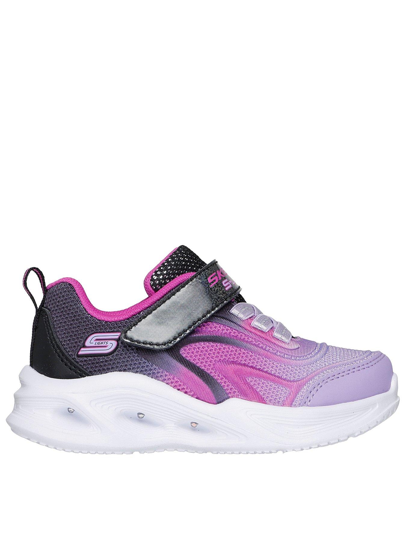 undefined Lighted Gore & Strap Sneaker W/ Ombre Embossed Upper