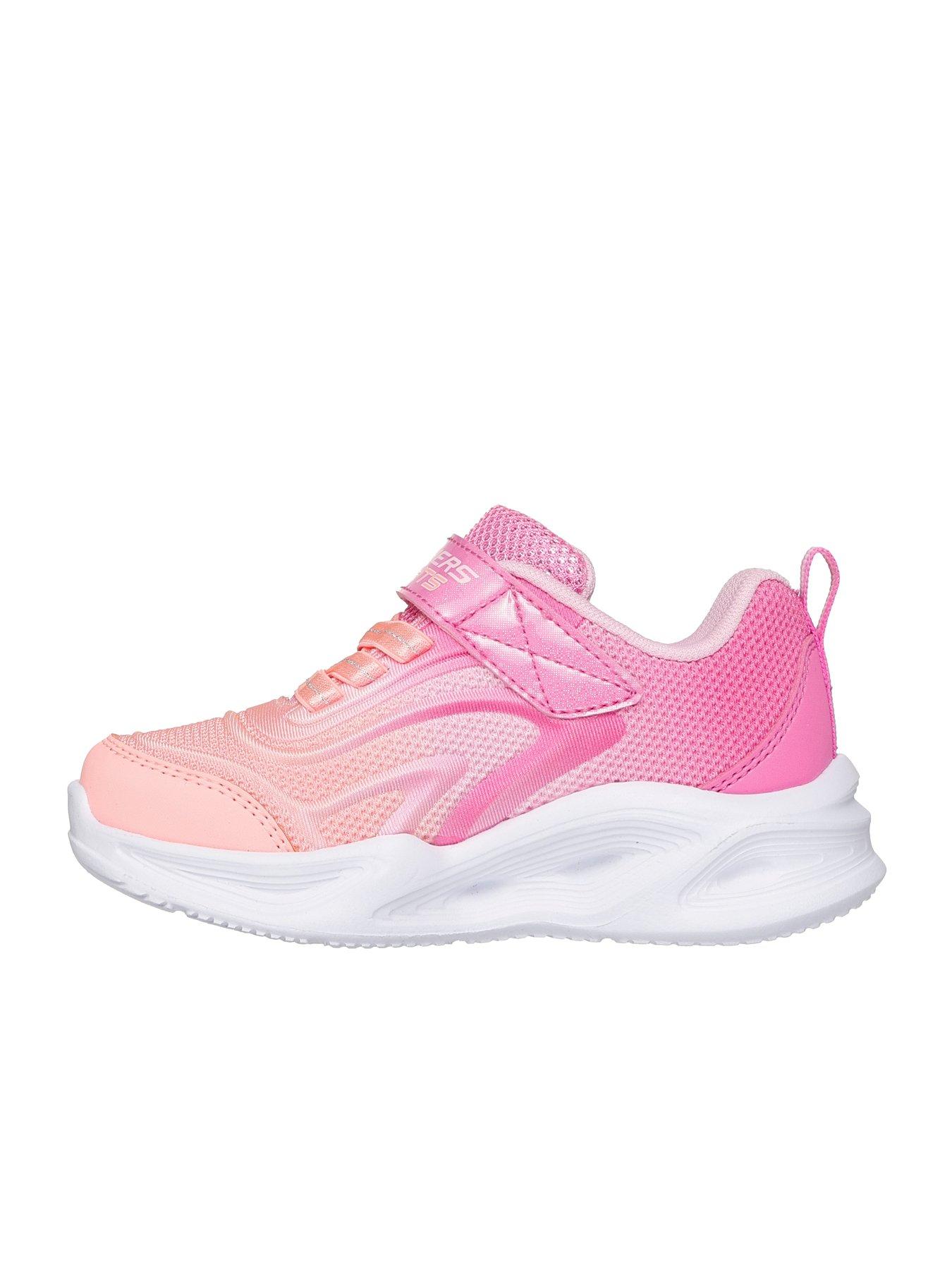 Image 5 of 5 of Skechers Lighted Gore & Strap Sneaker W/ Ombre Embossed Upper