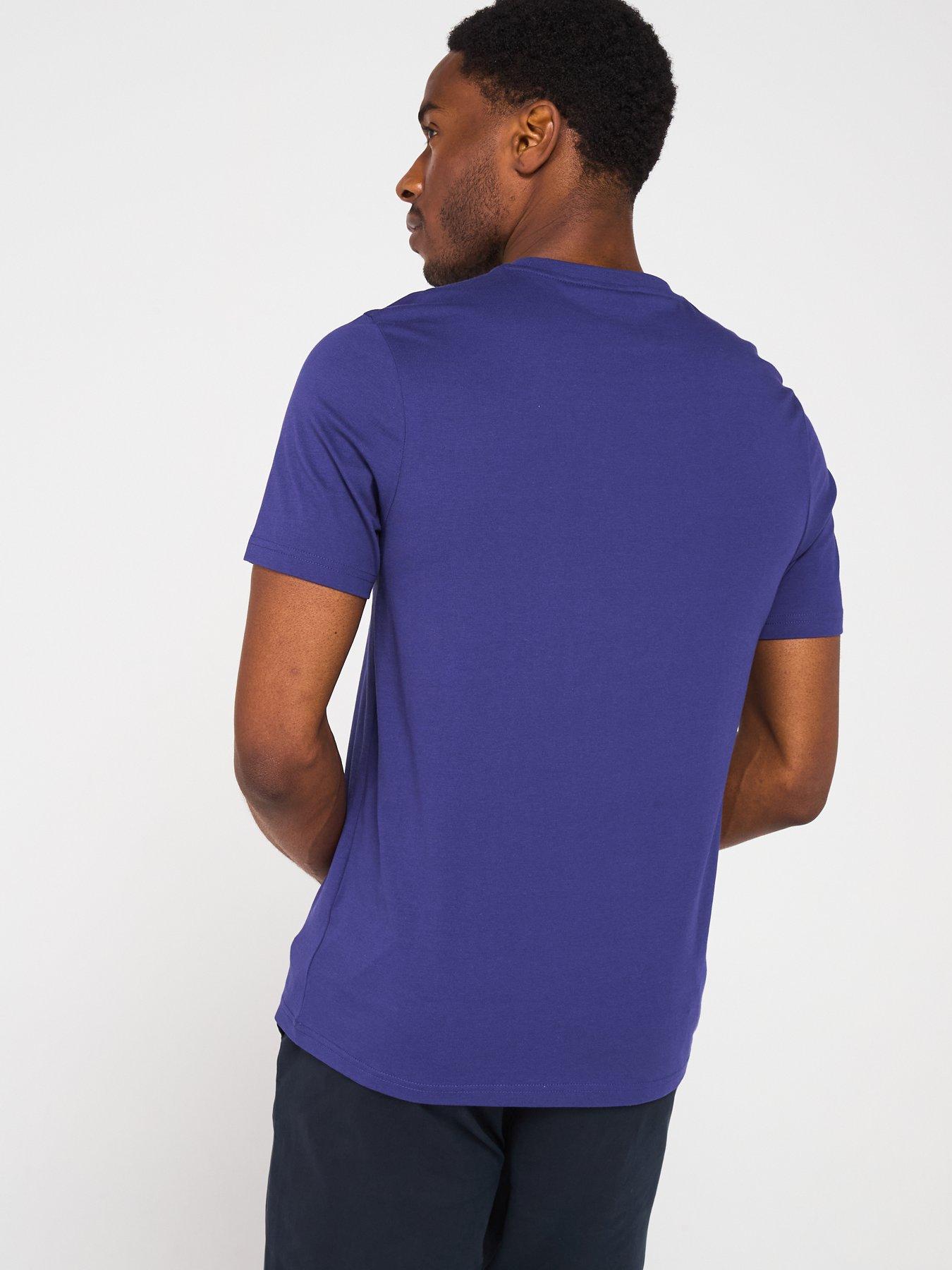  image of lyle-scott-plain-t-shirt-navy