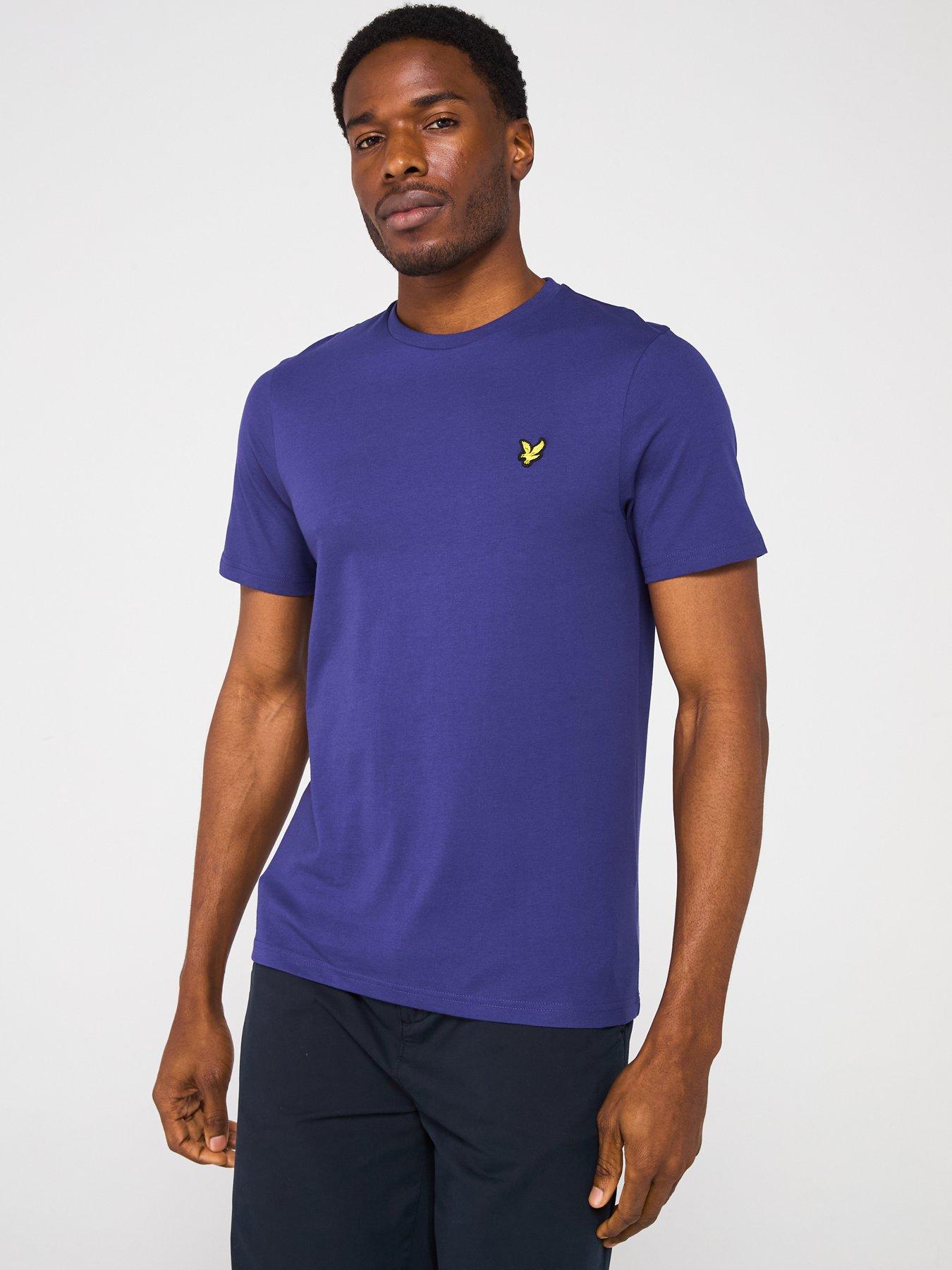  image of lyle-scott-plain-t-shirt-navy