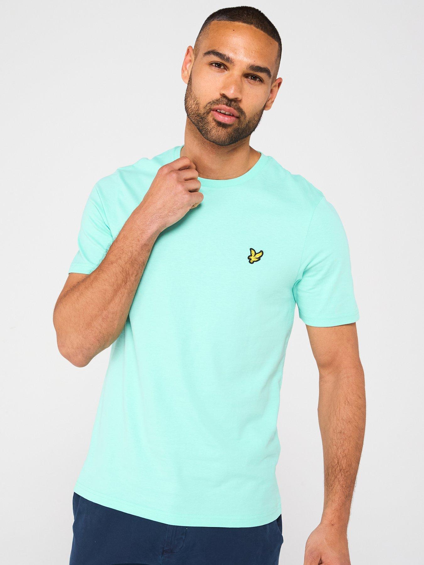 lyle-scott-plain-t-shirt-bright-blue