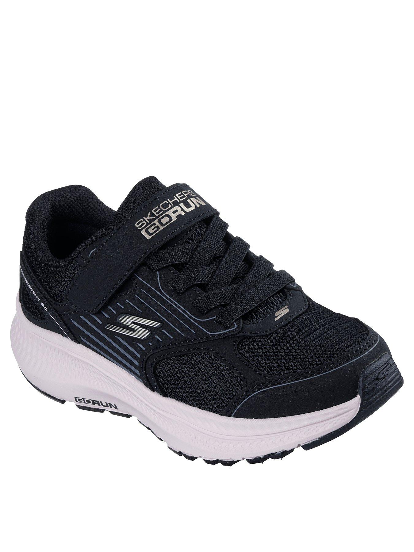 Image 2 of 5 of Skechers Gore And Strap Mesh Sneaker - Black