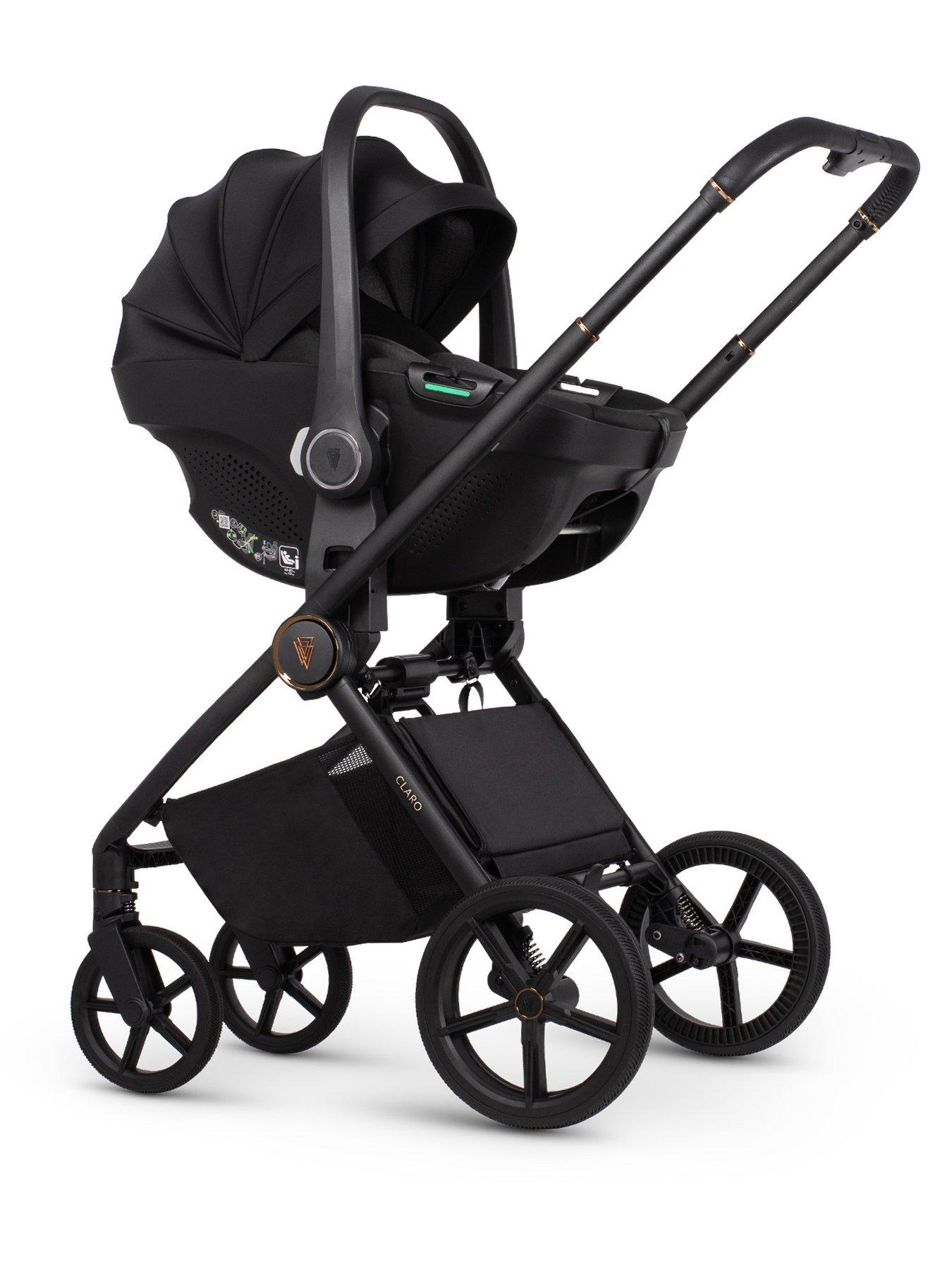  image of venicci-claro-3in1-bundle-plus-tiago-black-car-seat-and-360-base-noir