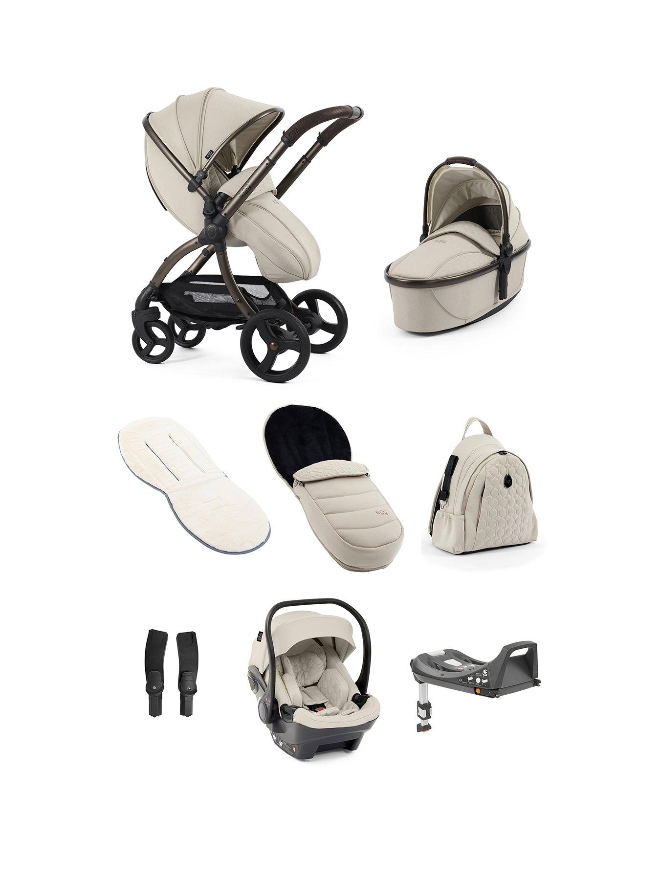 Egg egg3 Luxury Bundle with egg shell Car Seat - Cashmere