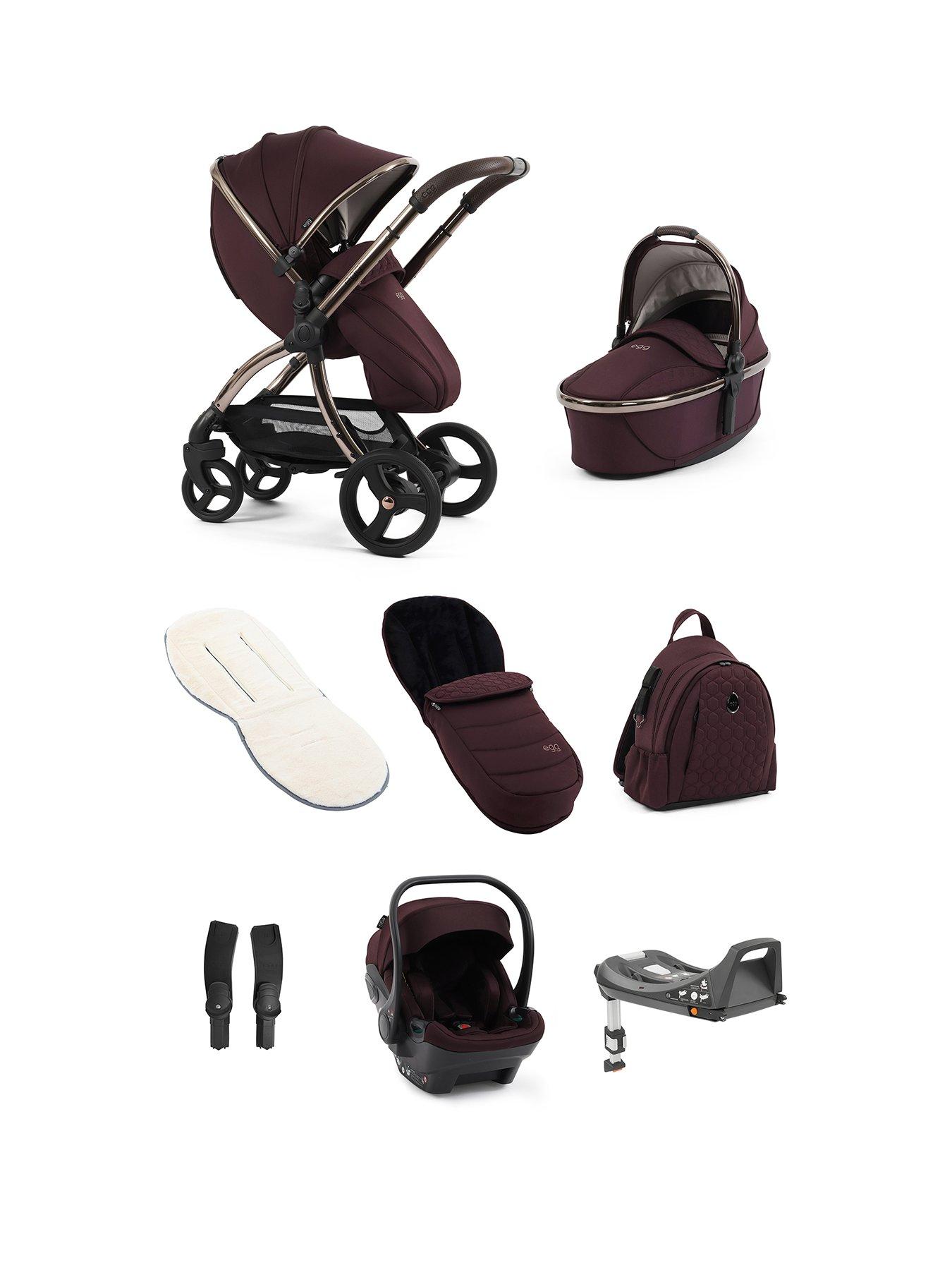 Image 1 of 7 of Egg egg3 Luxury Bundle with egg shell Car Seat - Mulberry