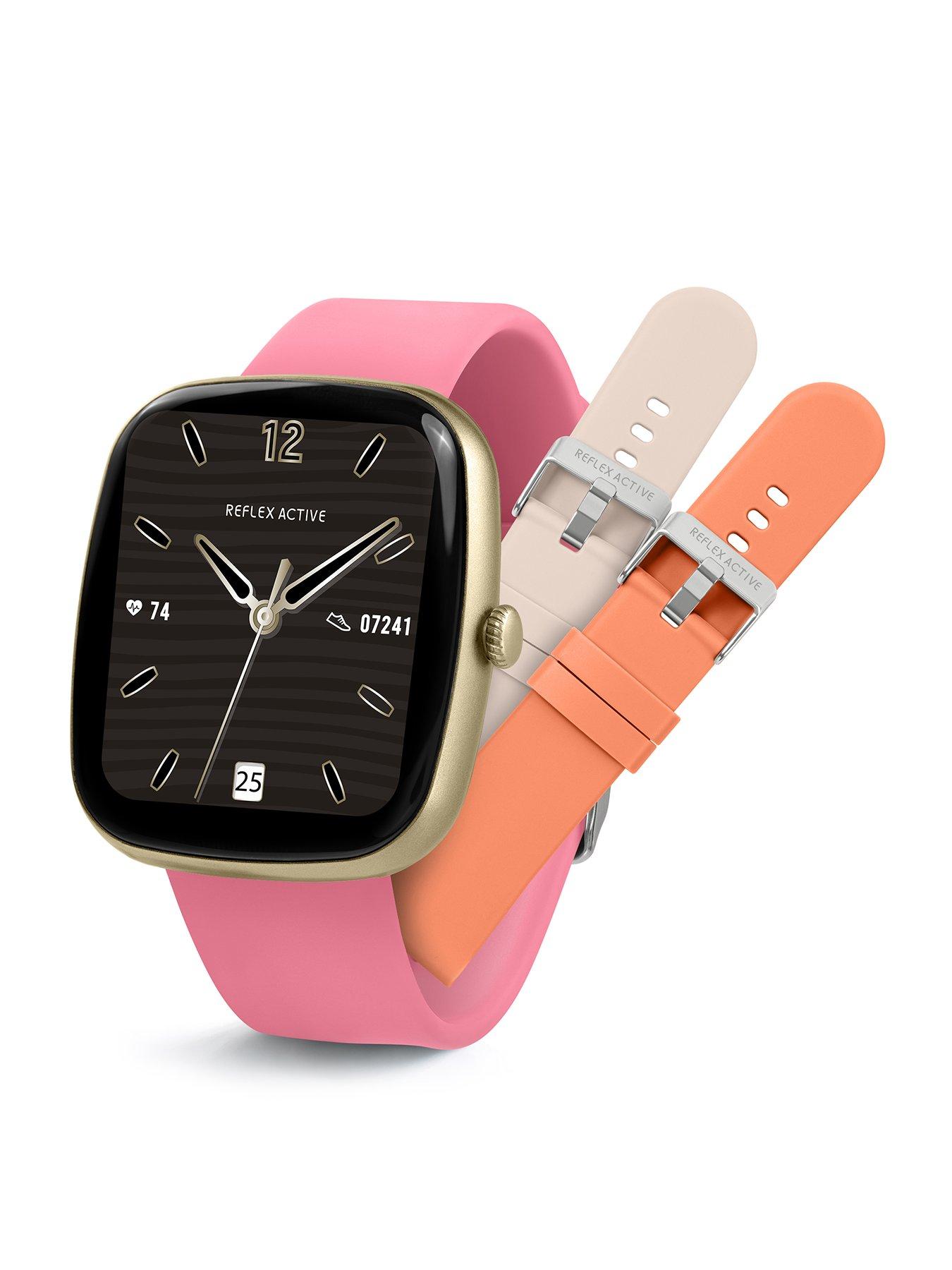 Reflex Active Series 50 Smart Pink Calling Watch Interchangeable Set