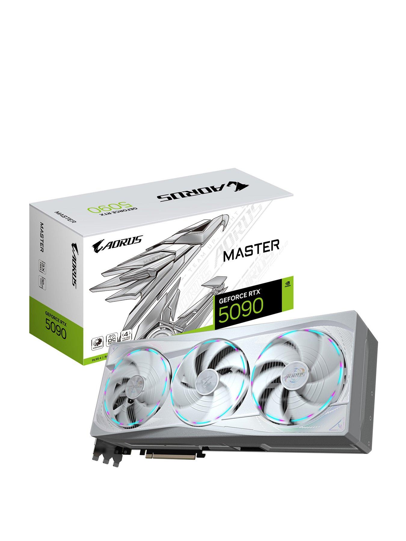  image of gigabyte-aorus-geforce-rtx-5090-master-ice-32gb-graphics-card