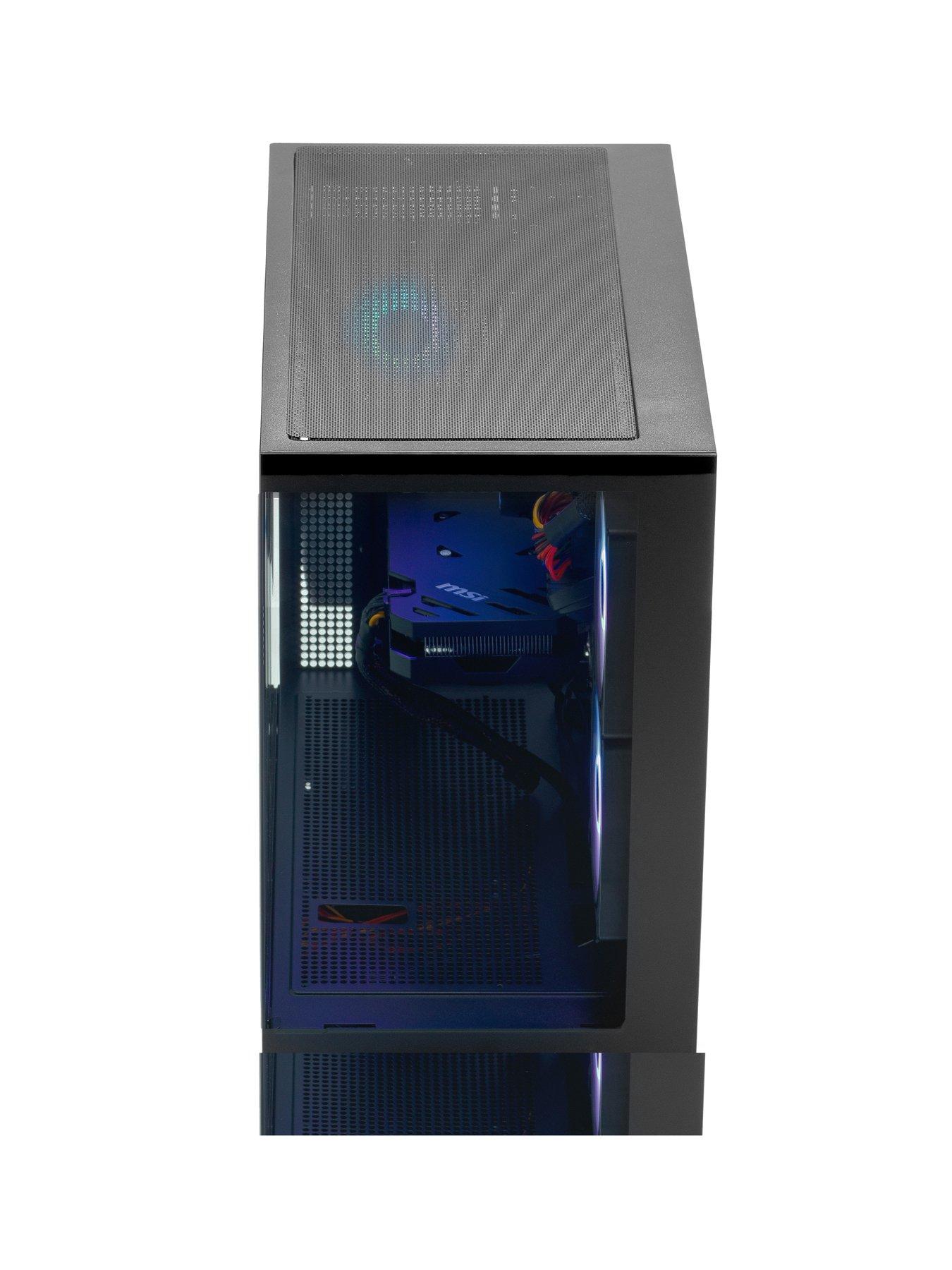  image of stormforce-vortex-xr-gaming-desktop-geforce-rtx-5070-amd-ryzen-5-32gb-ram-1tb-ssd-black