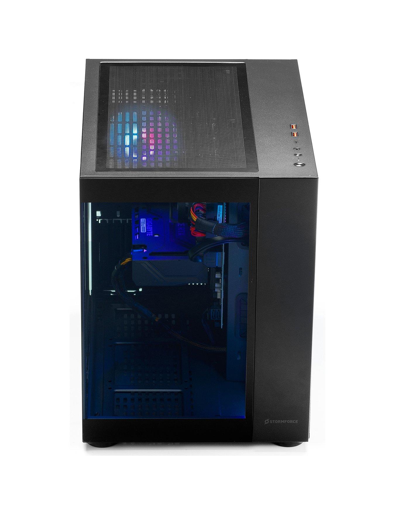 stillFront image of stormforce-fv150-gaming-desktop-geforce-rtx-5070-ti-intel-core-i5-32gb-ram-2tb-ssd-black