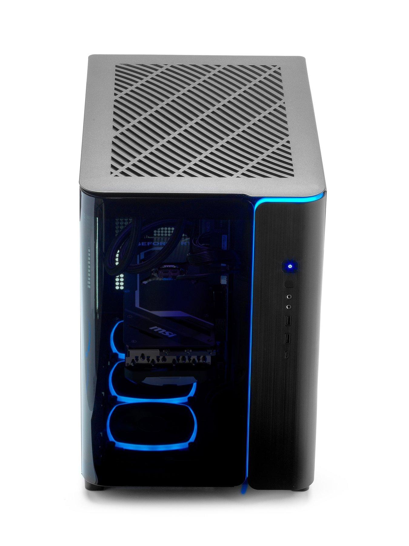  image of stormforce-vortex-king-95-gaming-desktop-geforce-rtx-5090-intel-core-ultra-9-64gb-ram-4tb-ssd-black