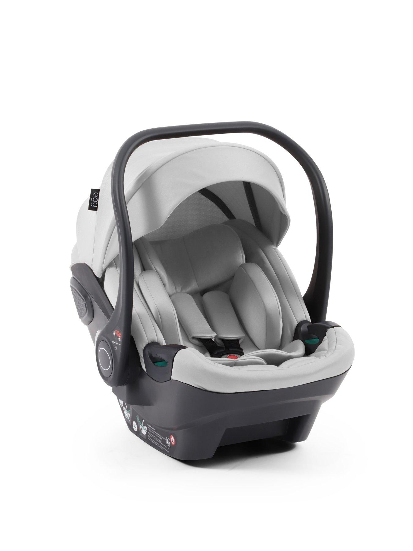  image of egg3-luxury-bundle-with-egg-shell-car-seatnbspspecial-edition--nbsphoundstooth-silver