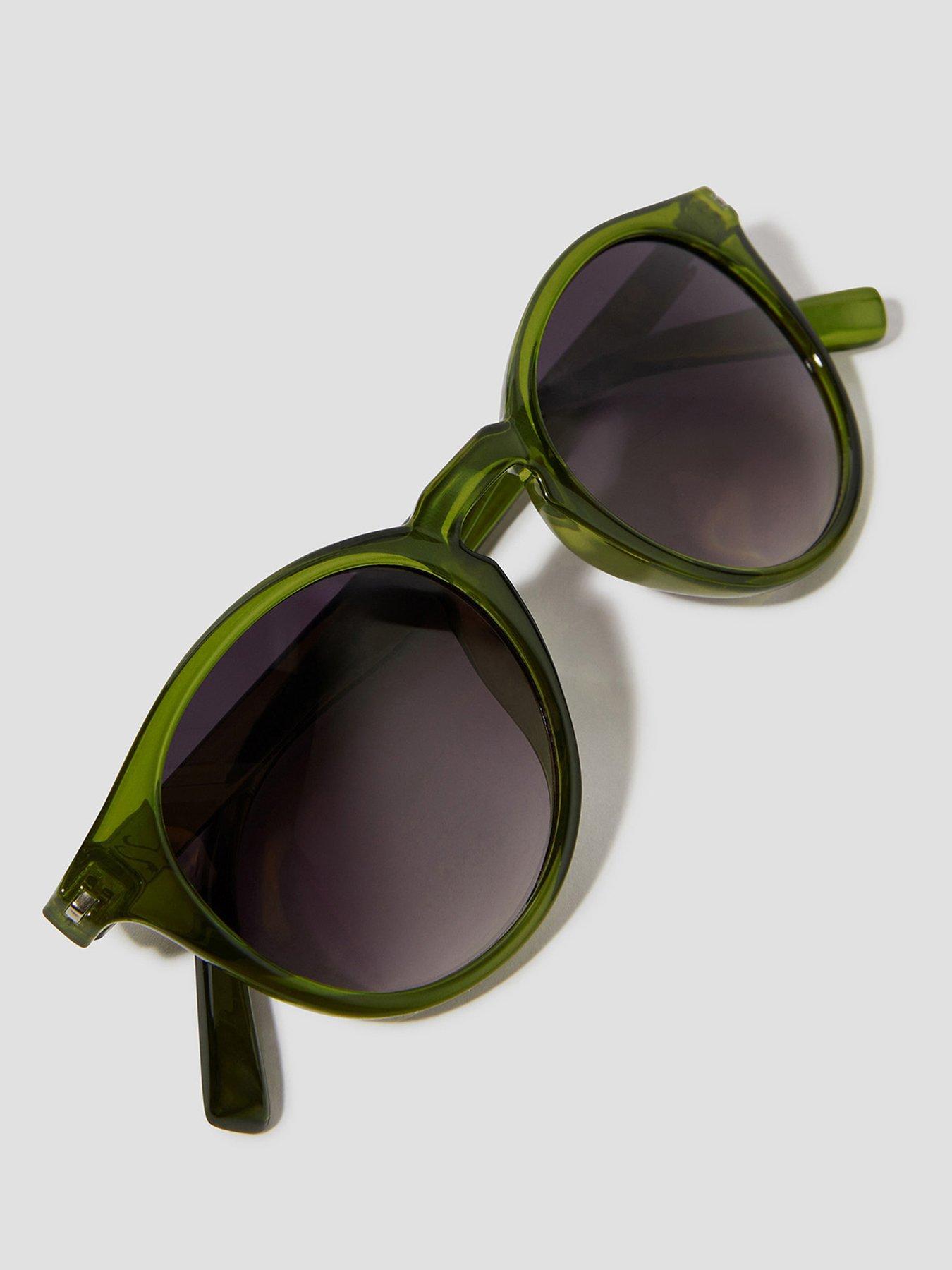 Image 2 of 2 of Monsoon Olive Frame Sunglasses - Green
