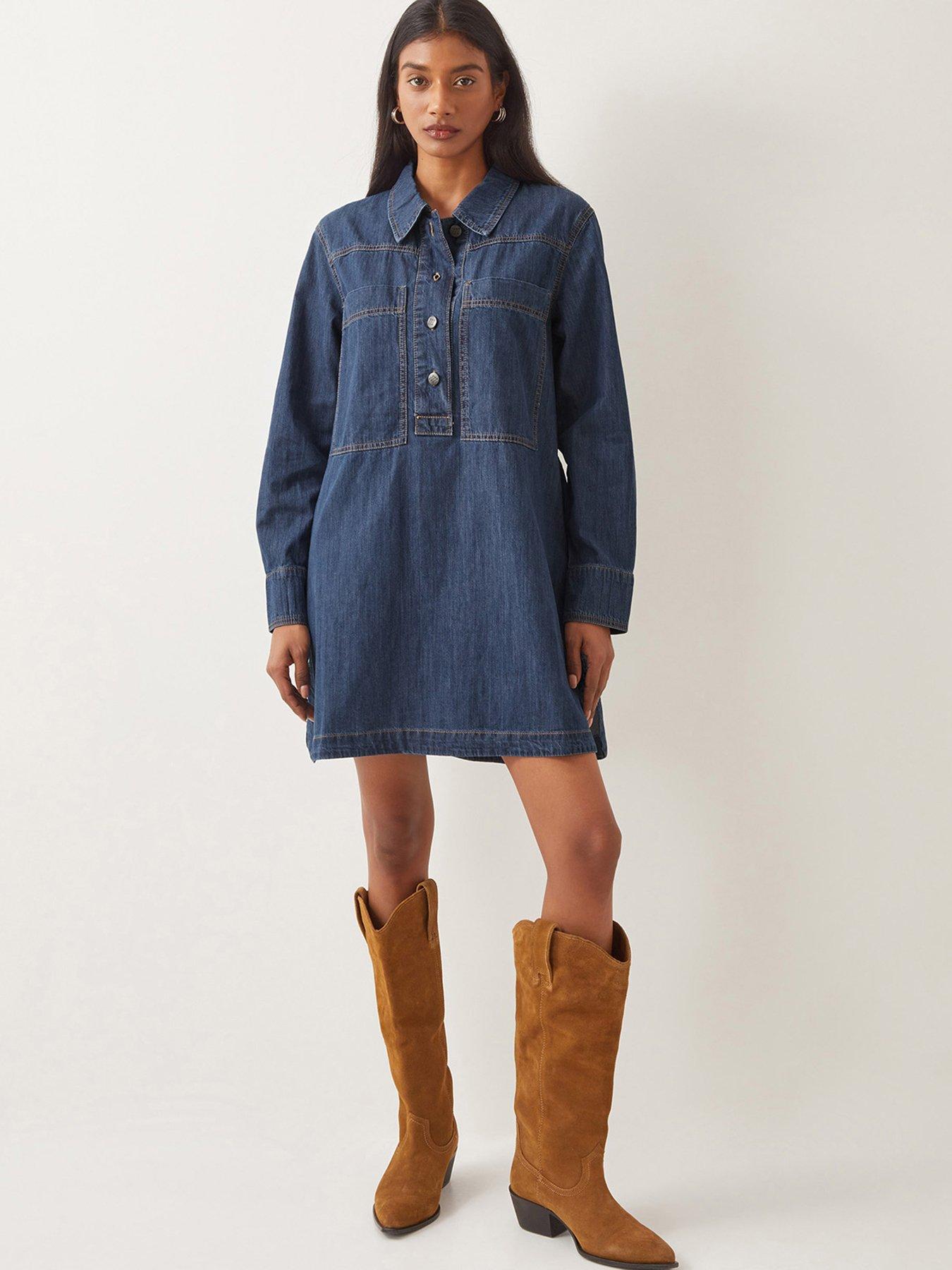 monsoon-nara-tunic-dress-blue