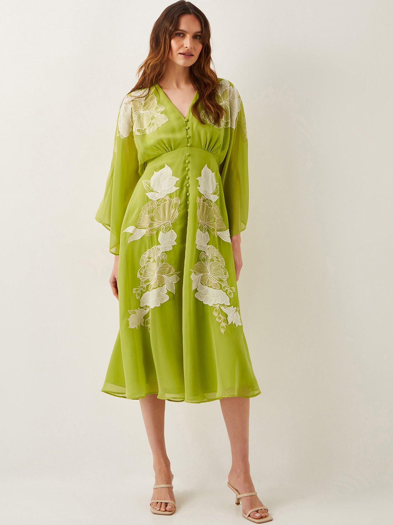 undefined Tilly Maxi Dress - Olive